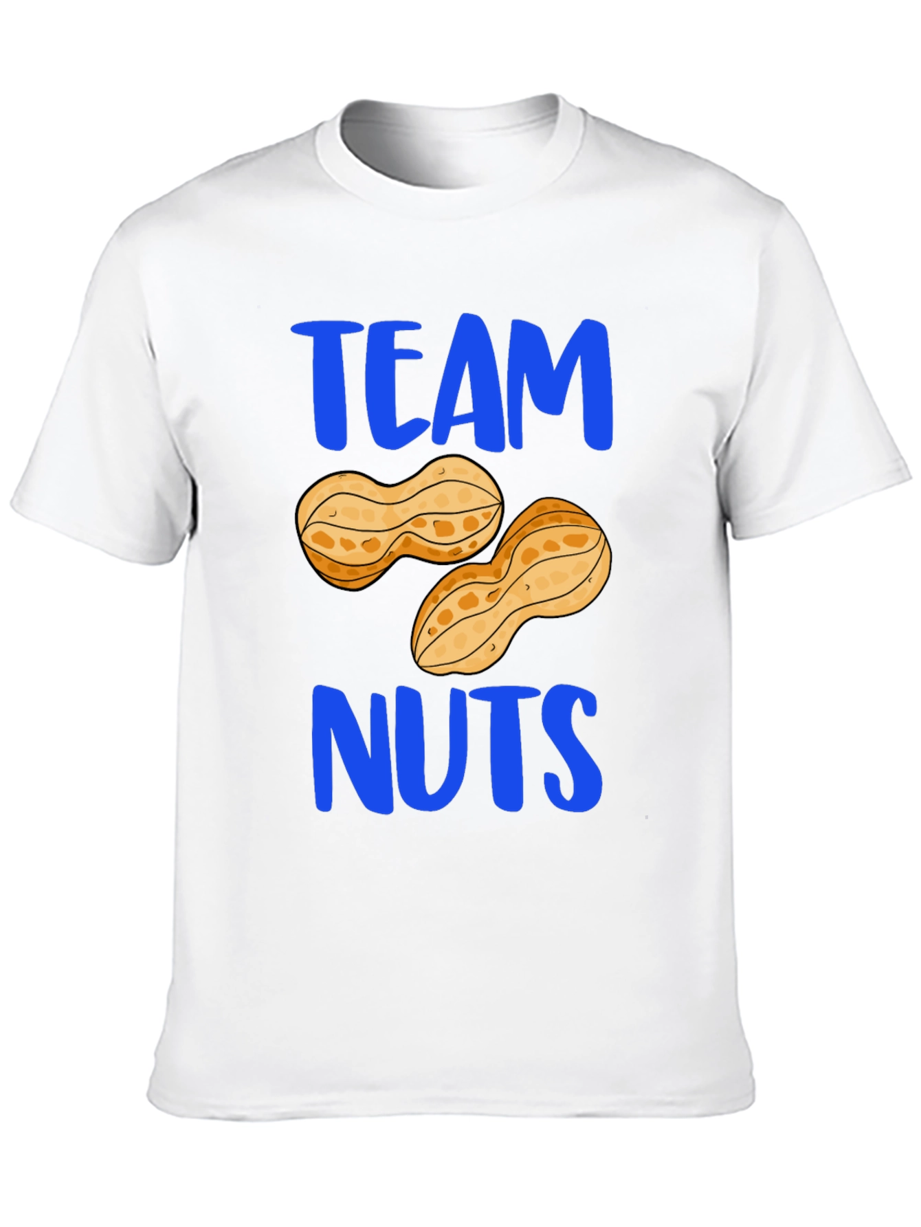 Camiseta Hombre Negra Team Nuts Divertida