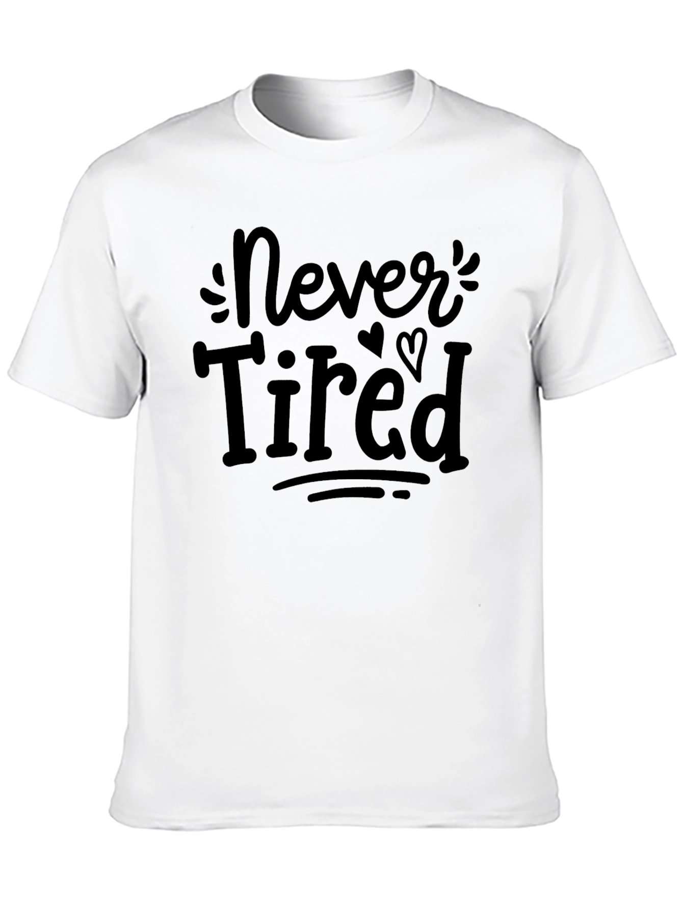 Camiseta Negra - Nunca Cansado/a