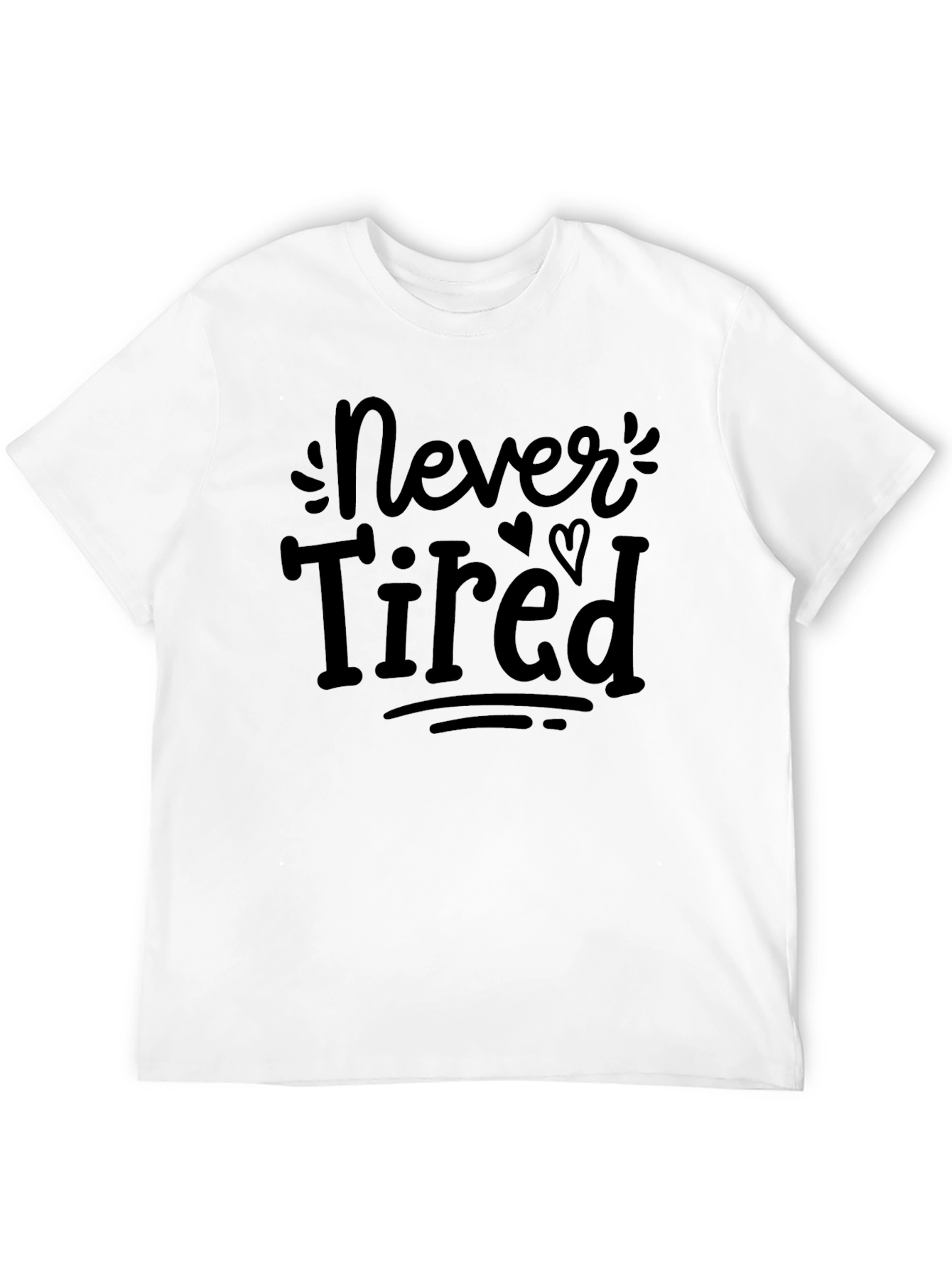 Camiseta Negra - Nunca Cansado/a