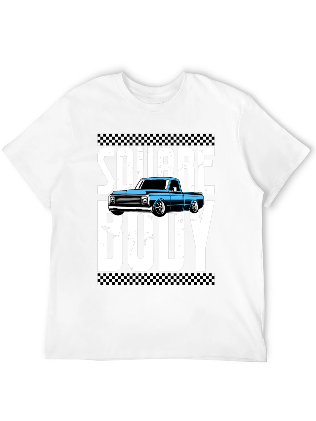 Camiseta Hombre Square Body Coche Clásico