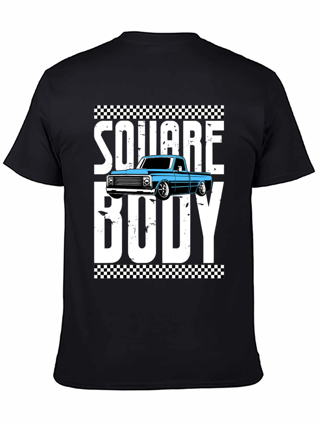 Camiseta Hombre Square Body Coche Clásico