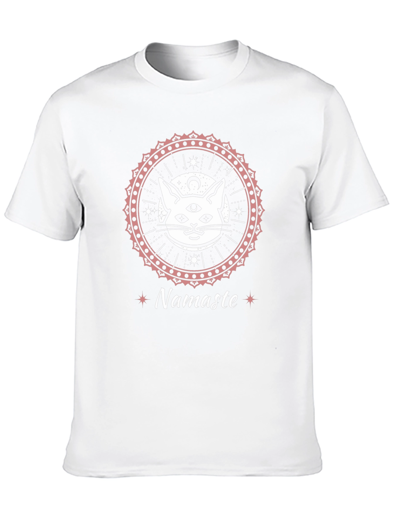 Namaste Cat T-Shirt: Third Eye Kitty Yoga Tee