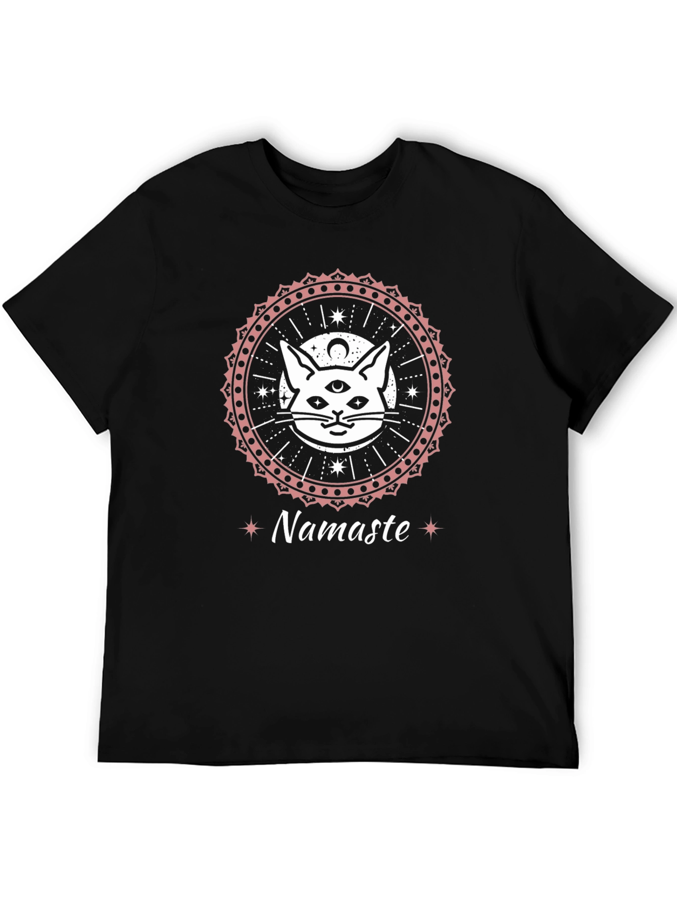 Namaste Cat T-Shirt: Third Eye Kitty Yoga Tee