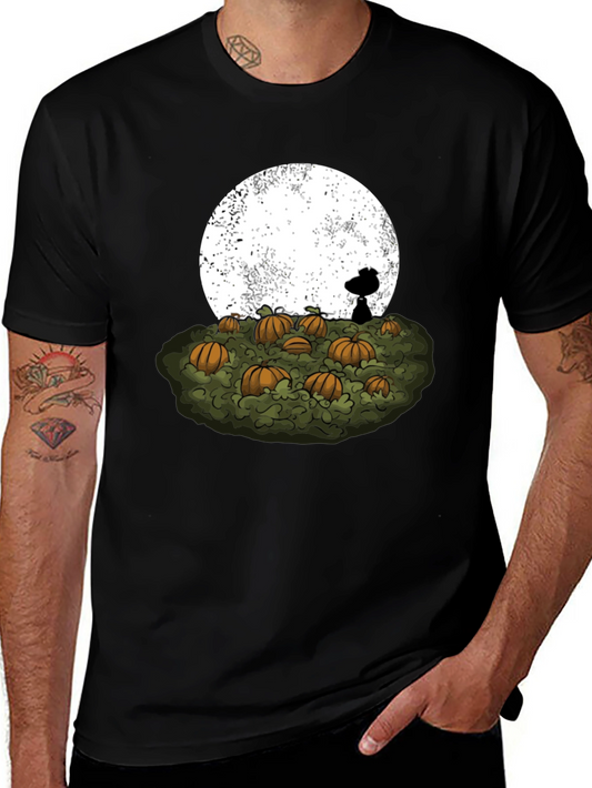 Camiseta Negra Snoopy Noche de Brujas
