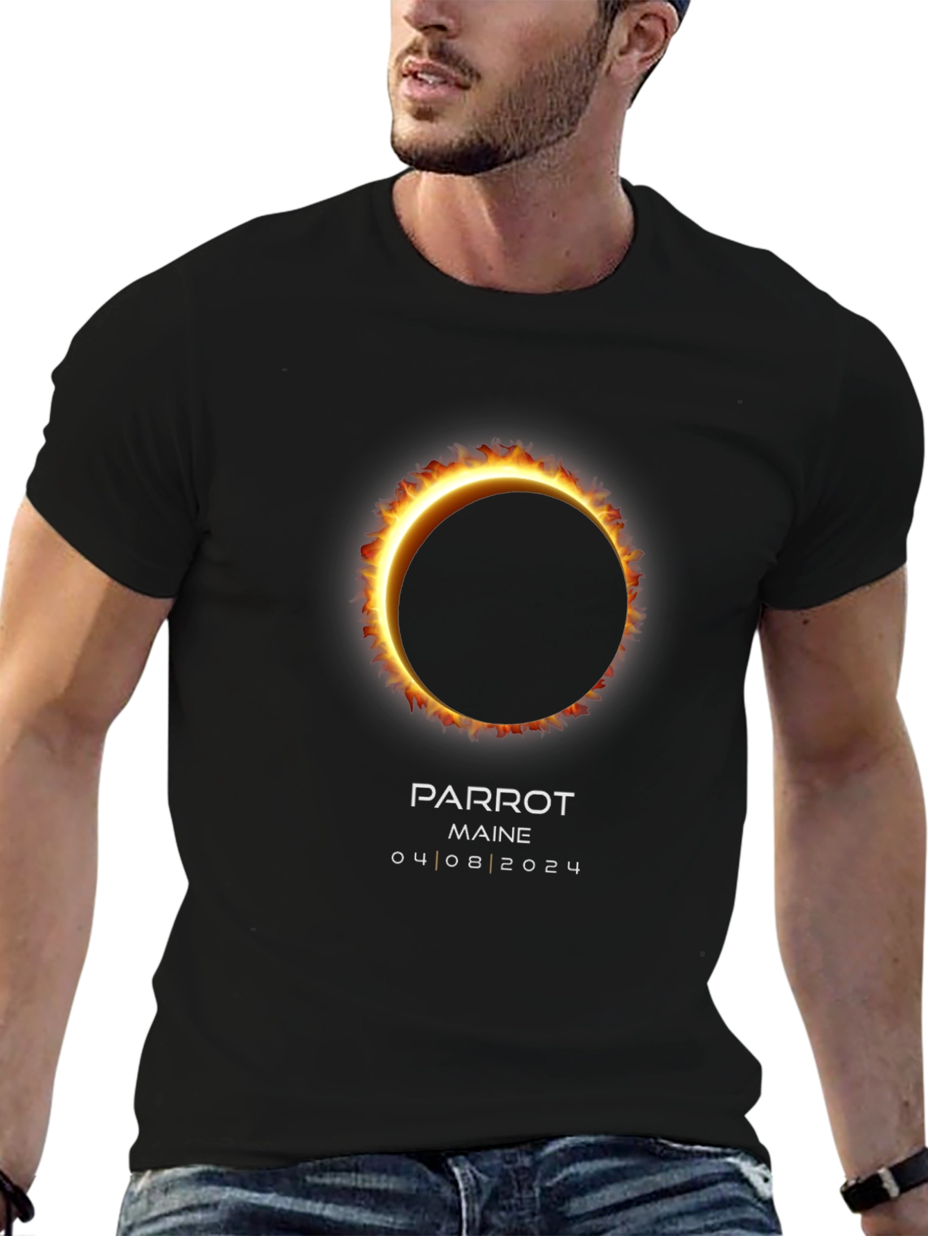 Camiseta Eclipse Solar Parrot Maine 2024