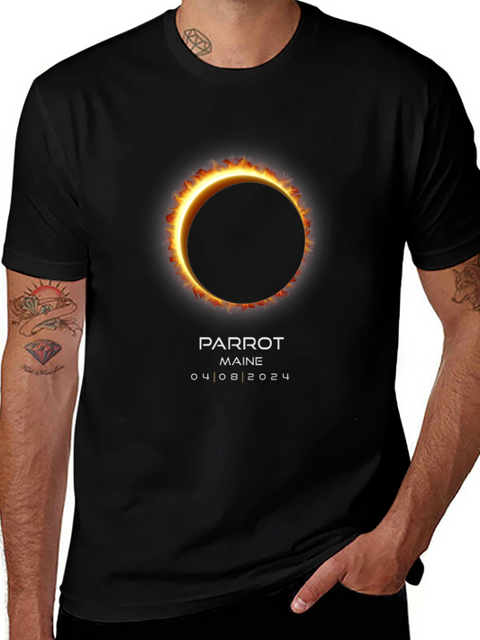 Camiseta Eclipse Solar Parrot Maine 2024
