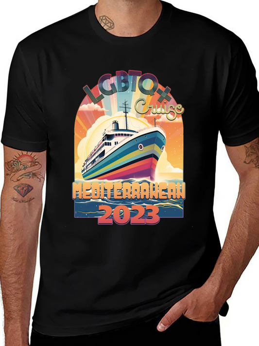 Camiseta LGBTQ+ Crucero Mediterráneo 2023