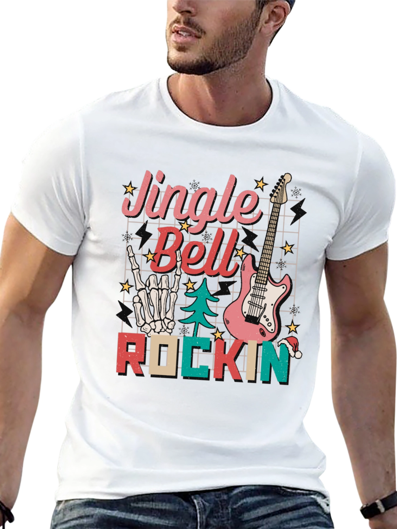 Camiseta Navideña Rock n Roll
