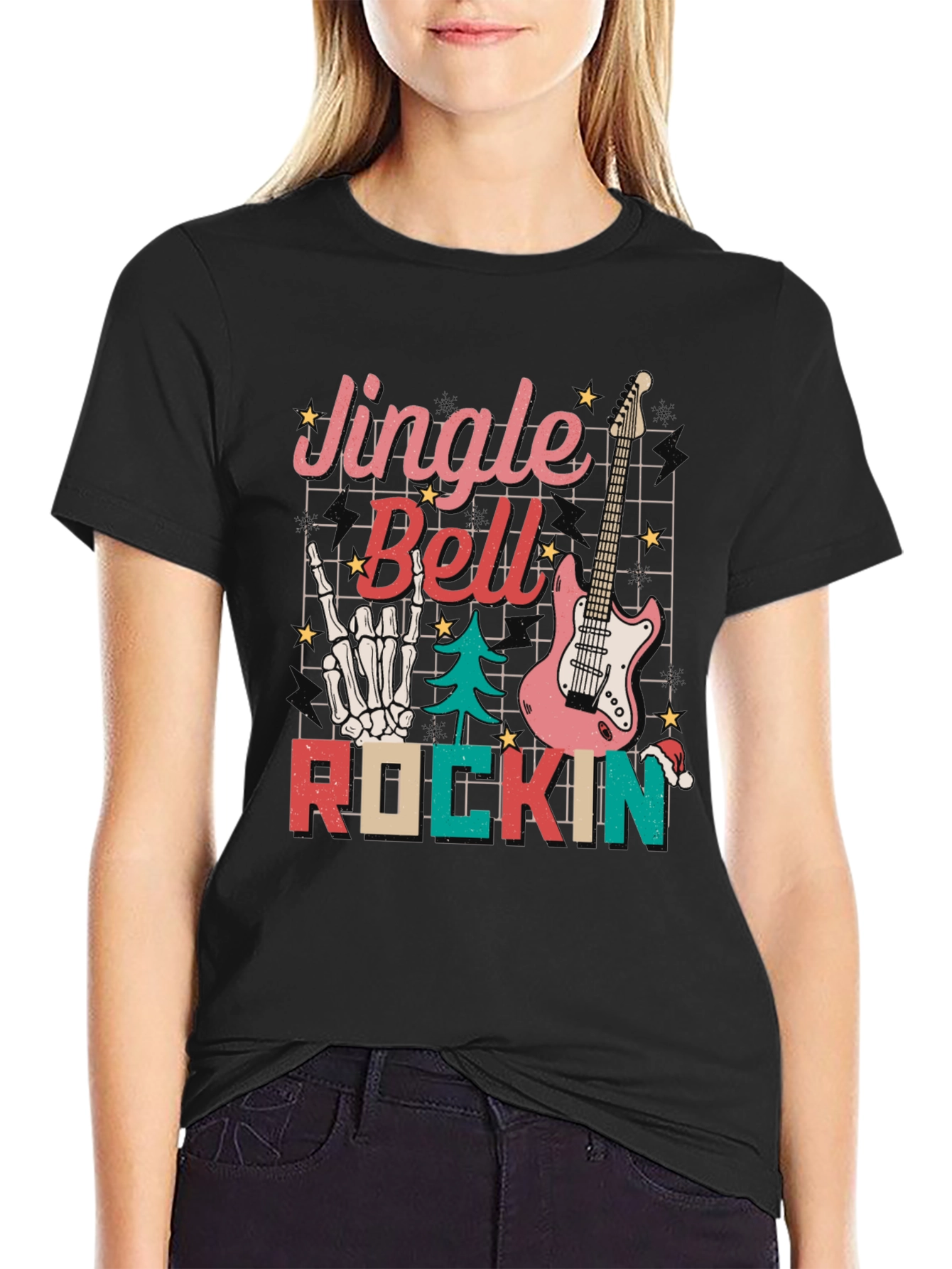 Camiseta Navideña Rock n Roll