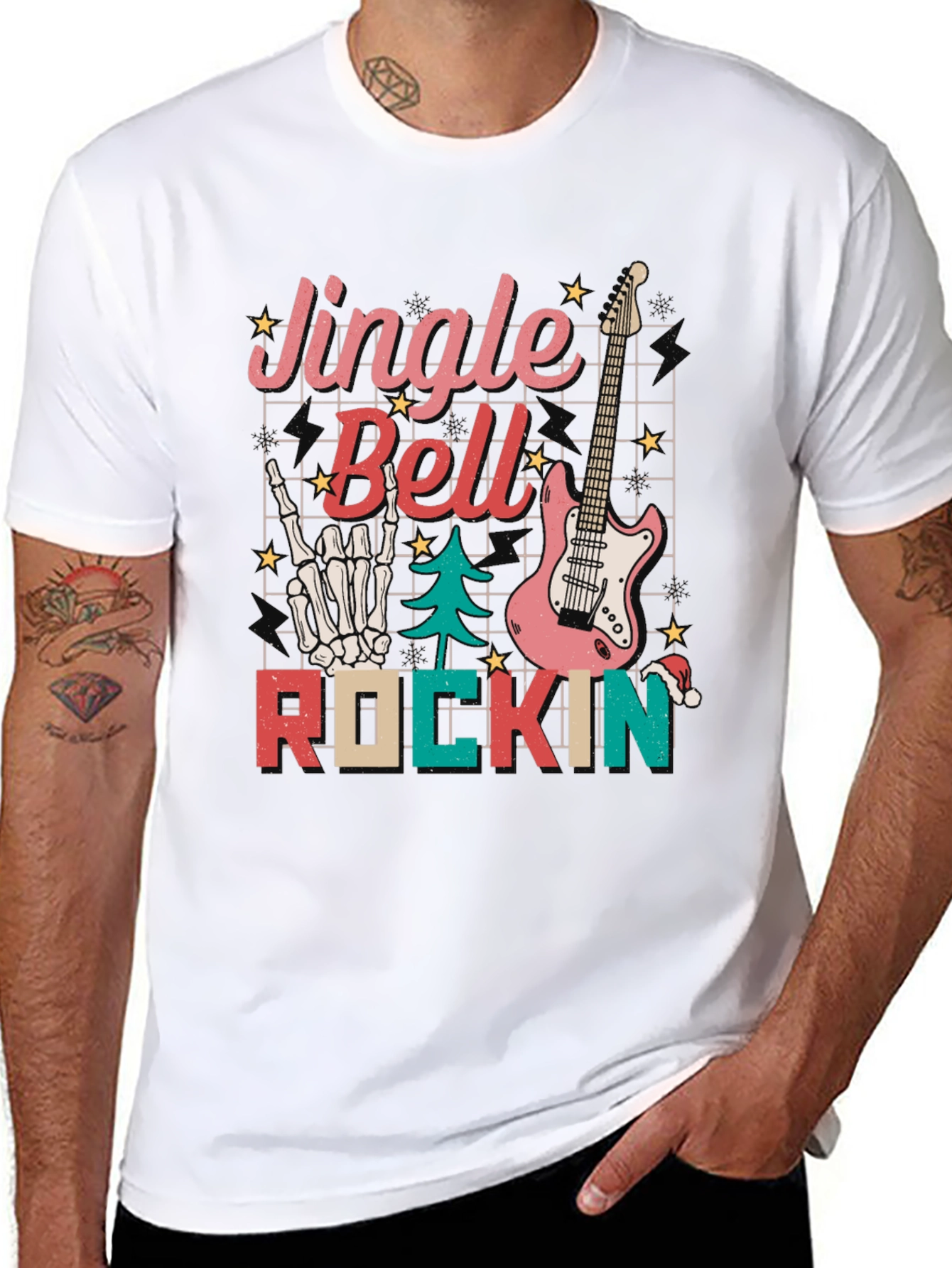 Camiseta Navideña Rock n Roll