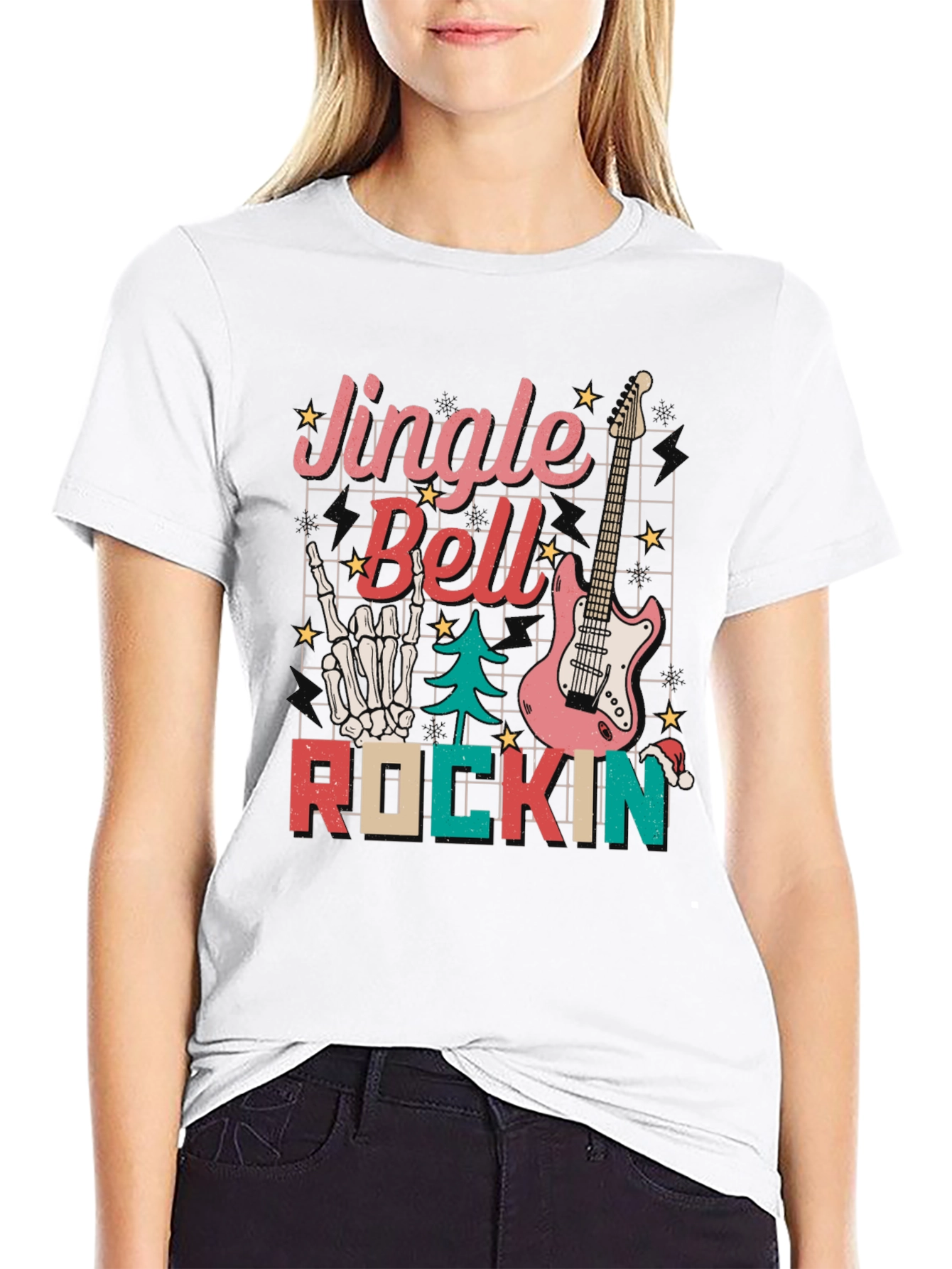 Camiseta Navideña Rock n Roll