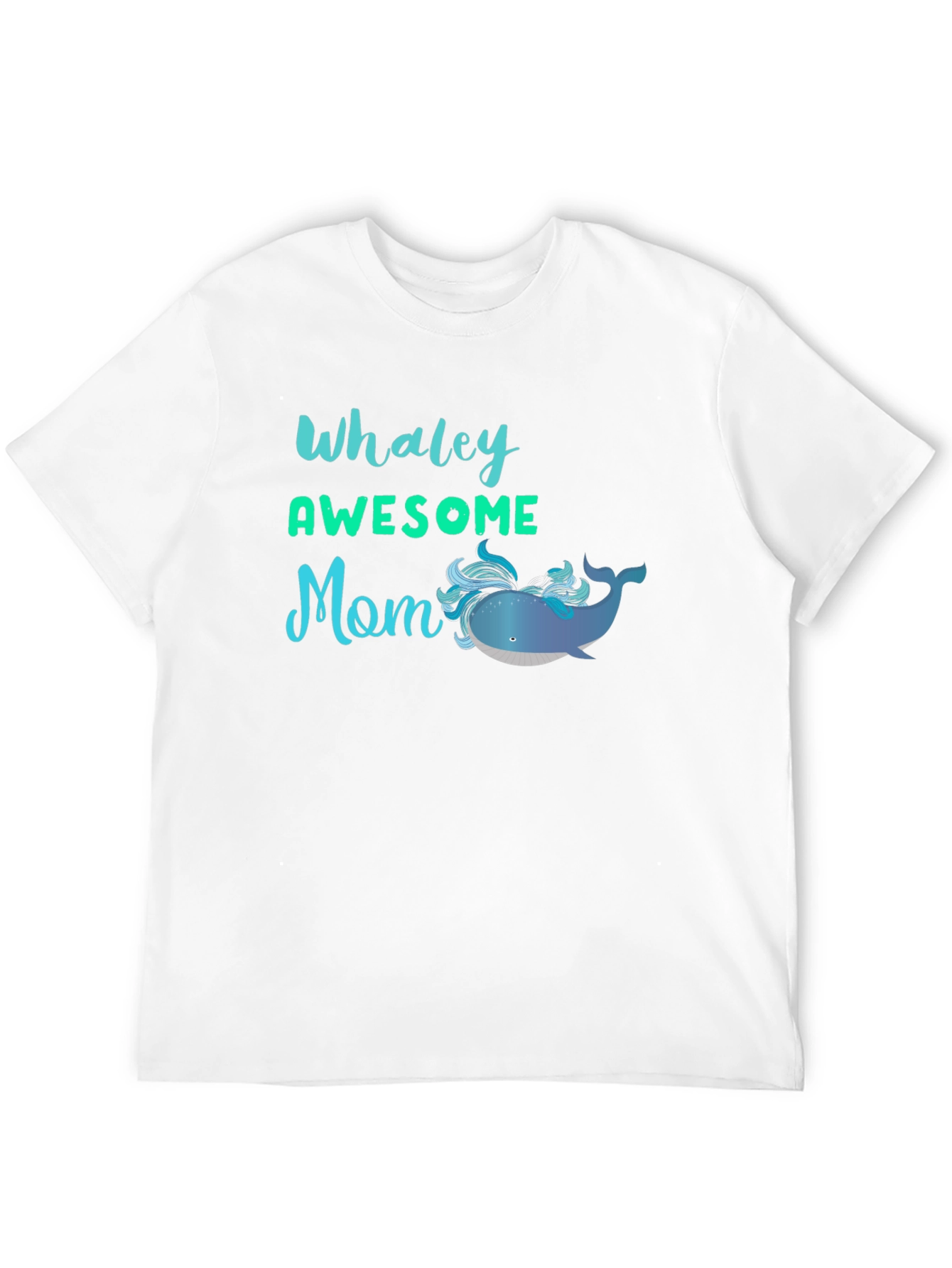 Camiseta Negra Whaley Awesome Mom para Mamá