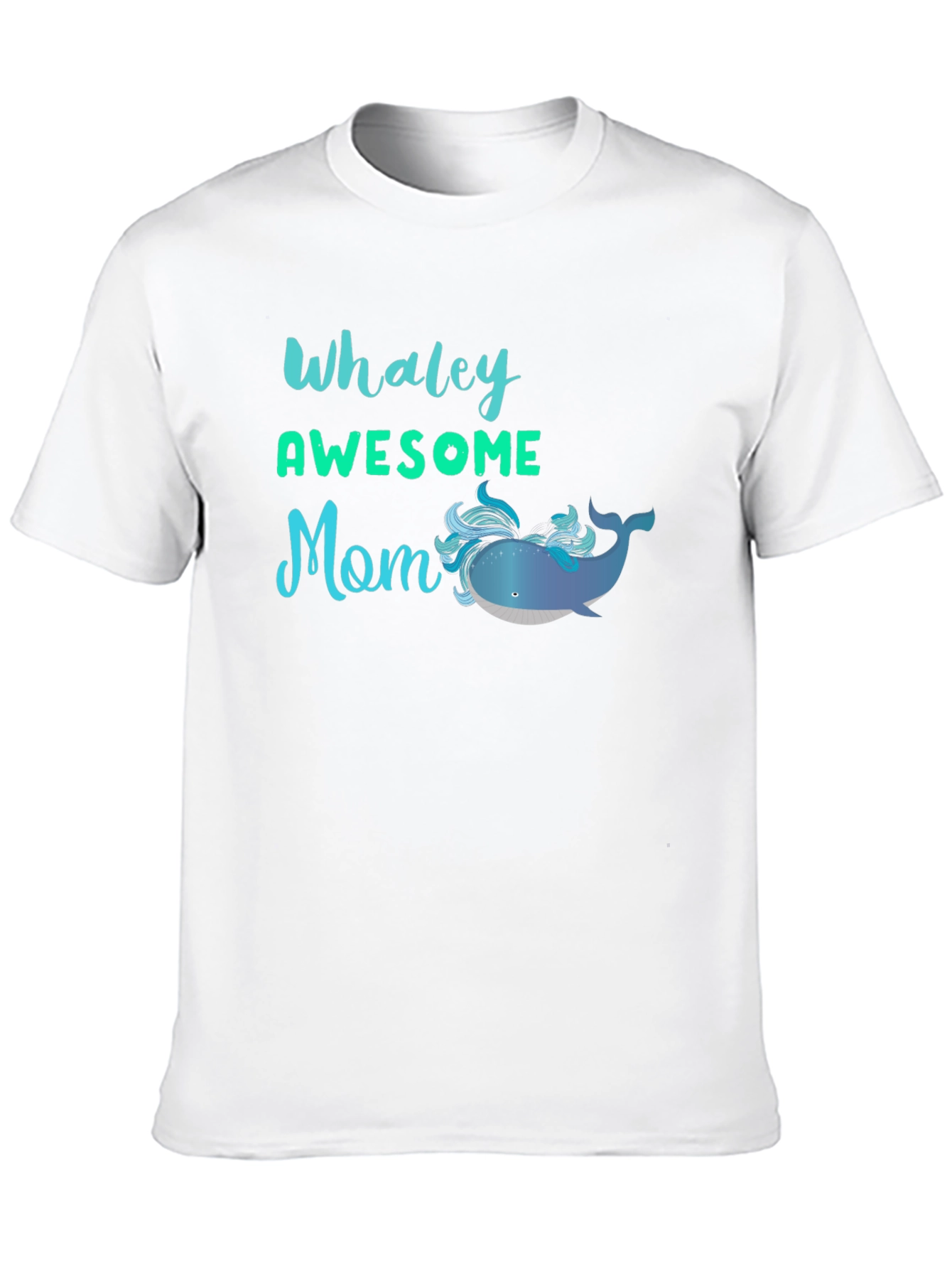 Camiseta Negra Whaley Awesome Mom para Mamá