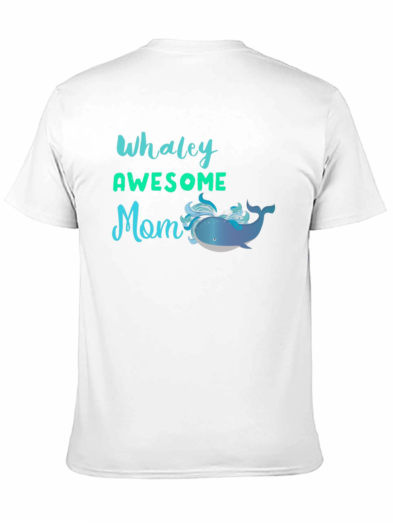 Camiseta Negra Whaley Awesome Mom para Mamá