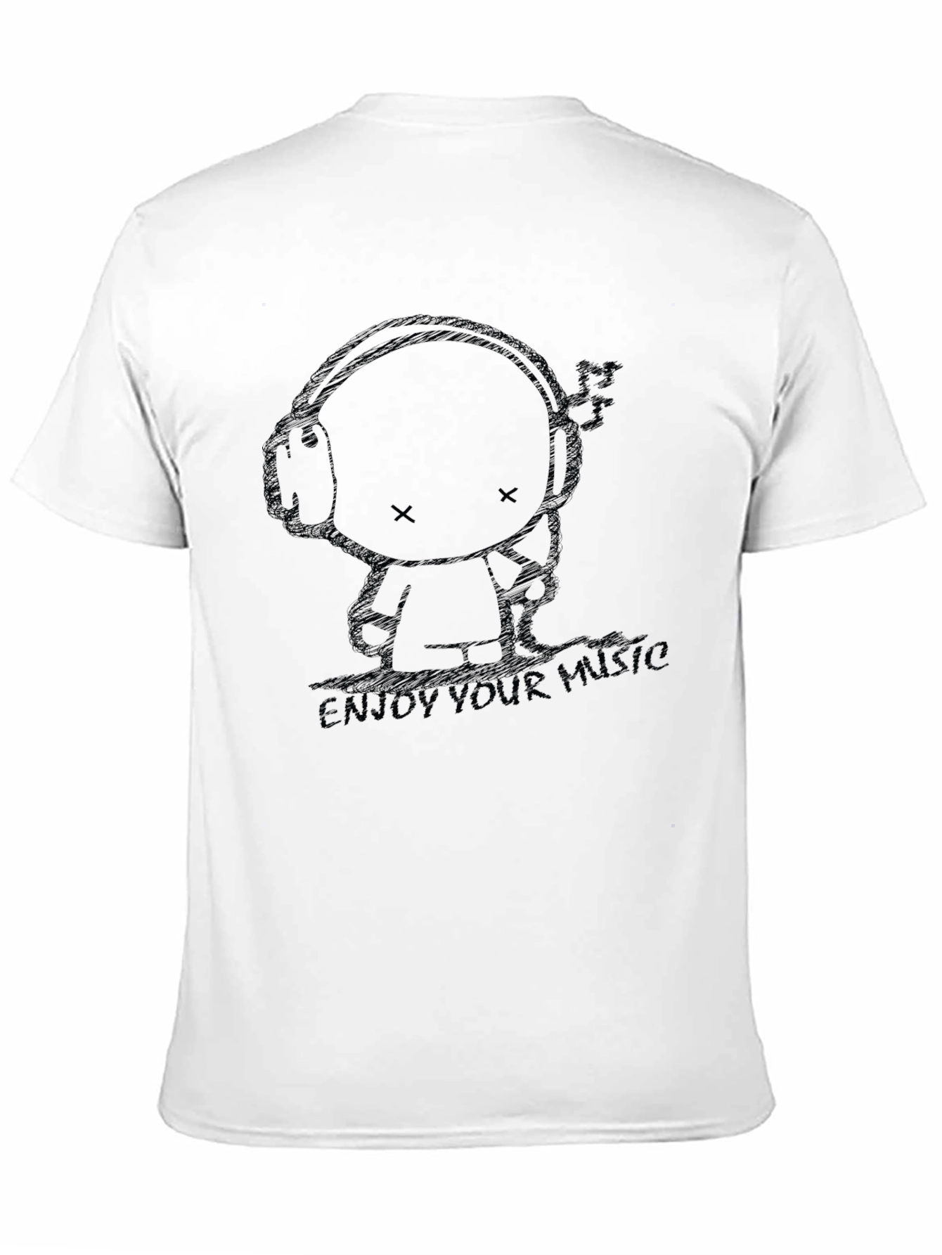 Camiseta Negra Enjoy Your Music Unisex