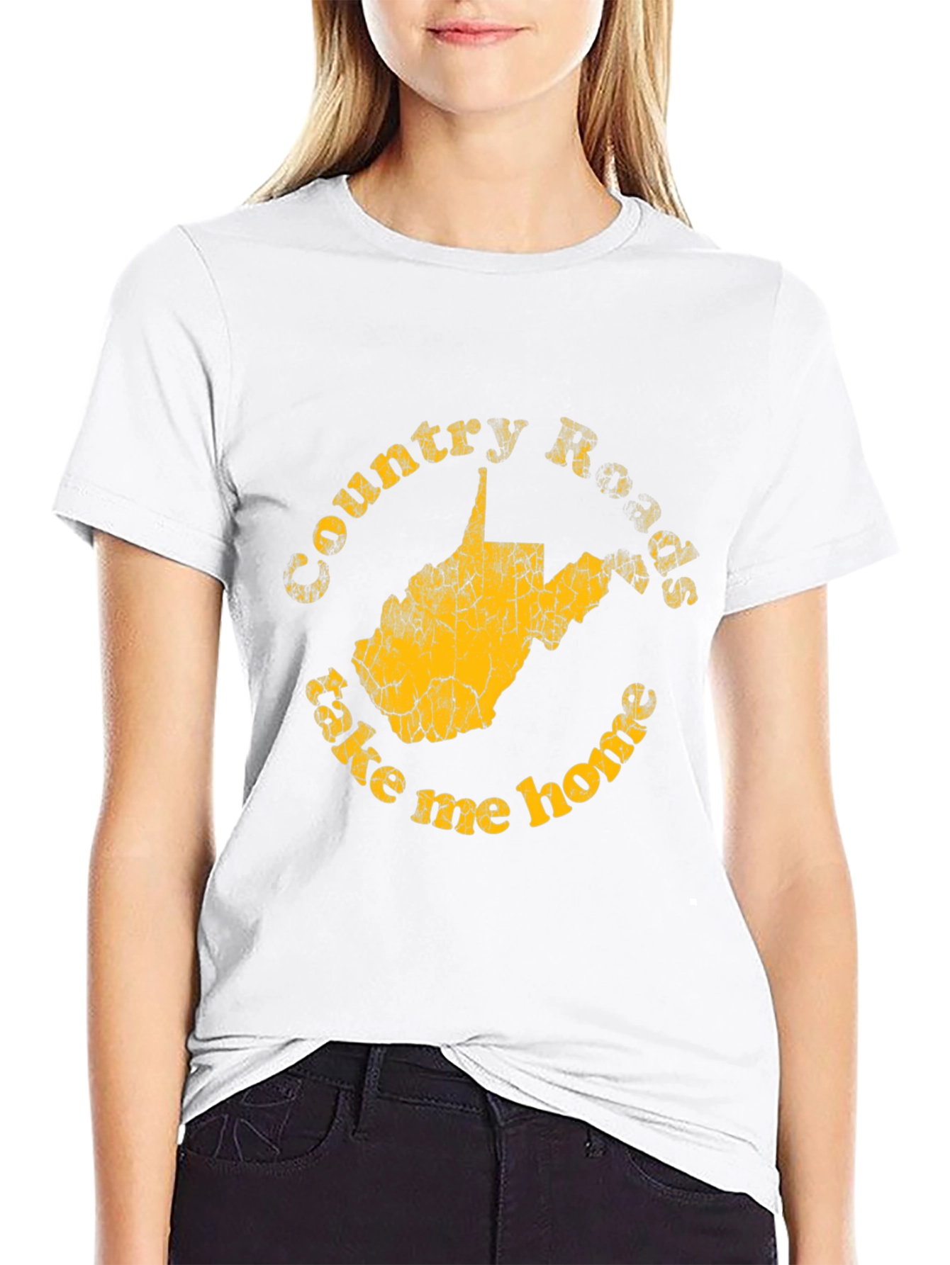 Camiseta Country Roads: West Virginia Nostálgica