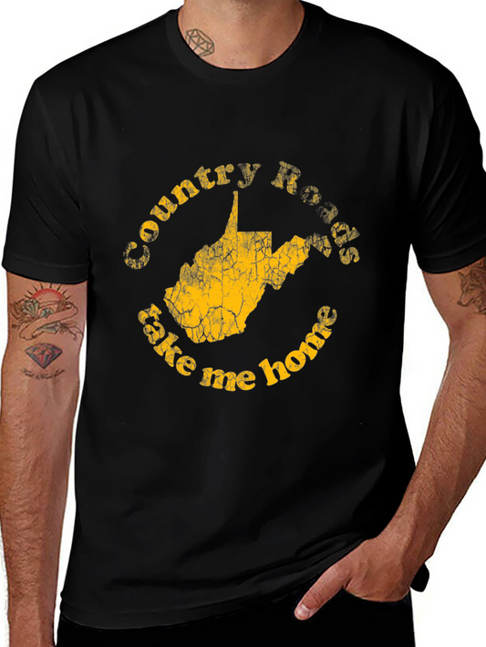 Camiseta Country Roads: West Virginia Nostálgica