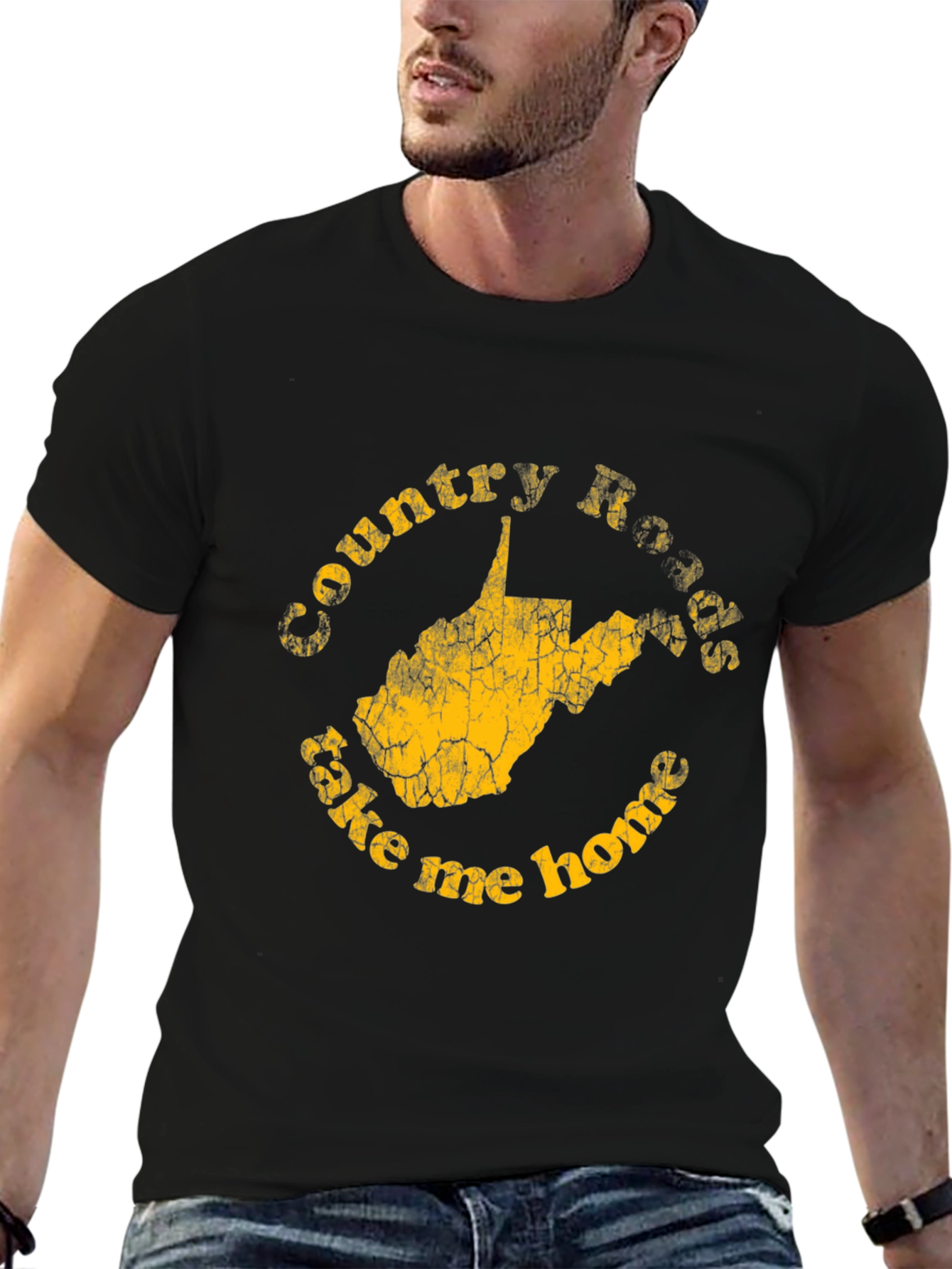 Camiseta Country Roads: West Virginia Nostálgica