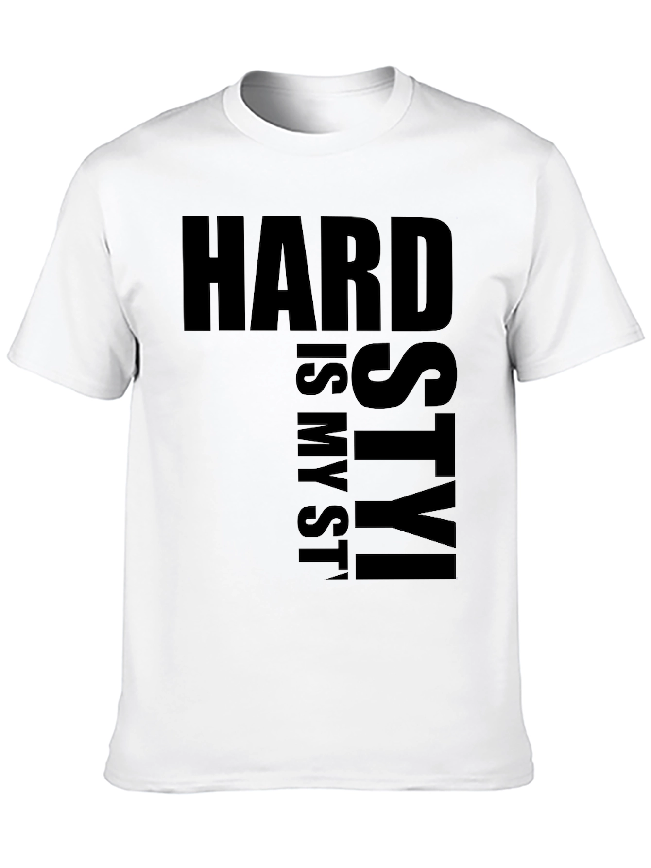 Camiseta Negra: Hard is my Style