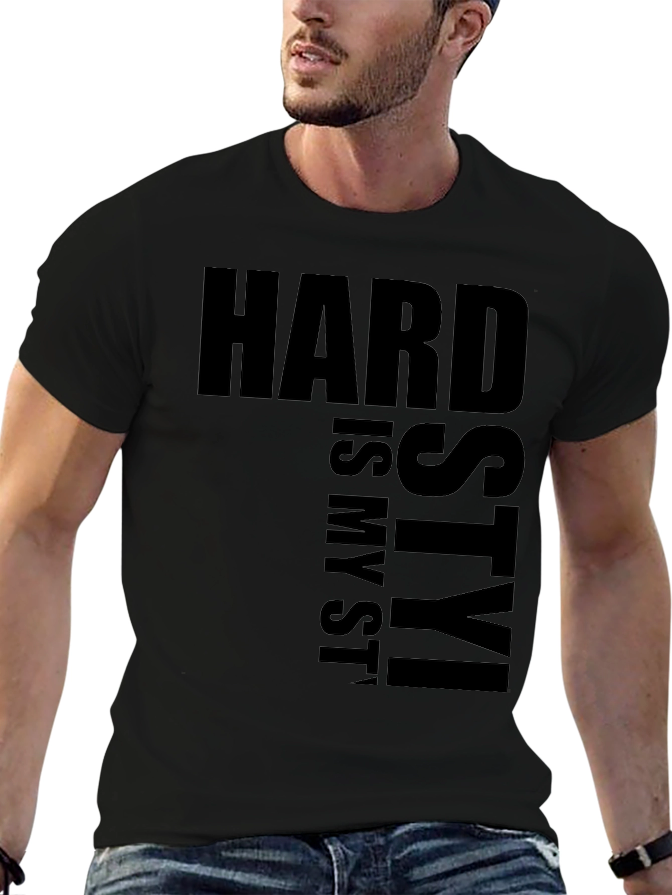 Camiseta Negra: Hard is my Style