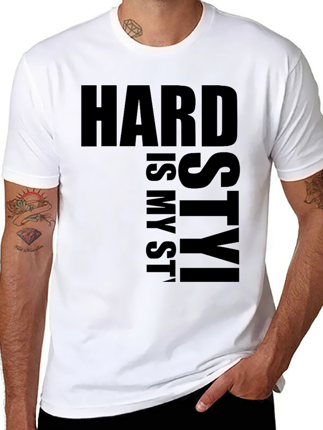 Camiseta Negra: Hard is my Style