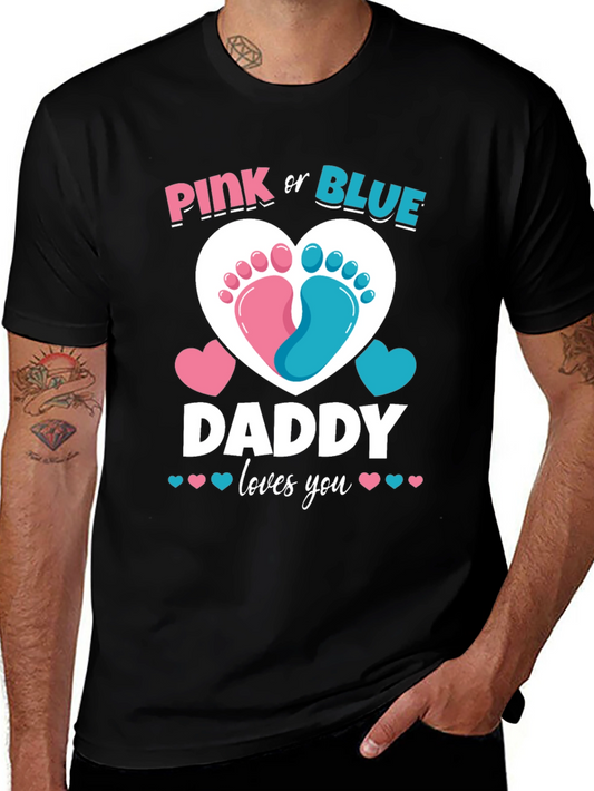Camiseta de revelación de género para papá