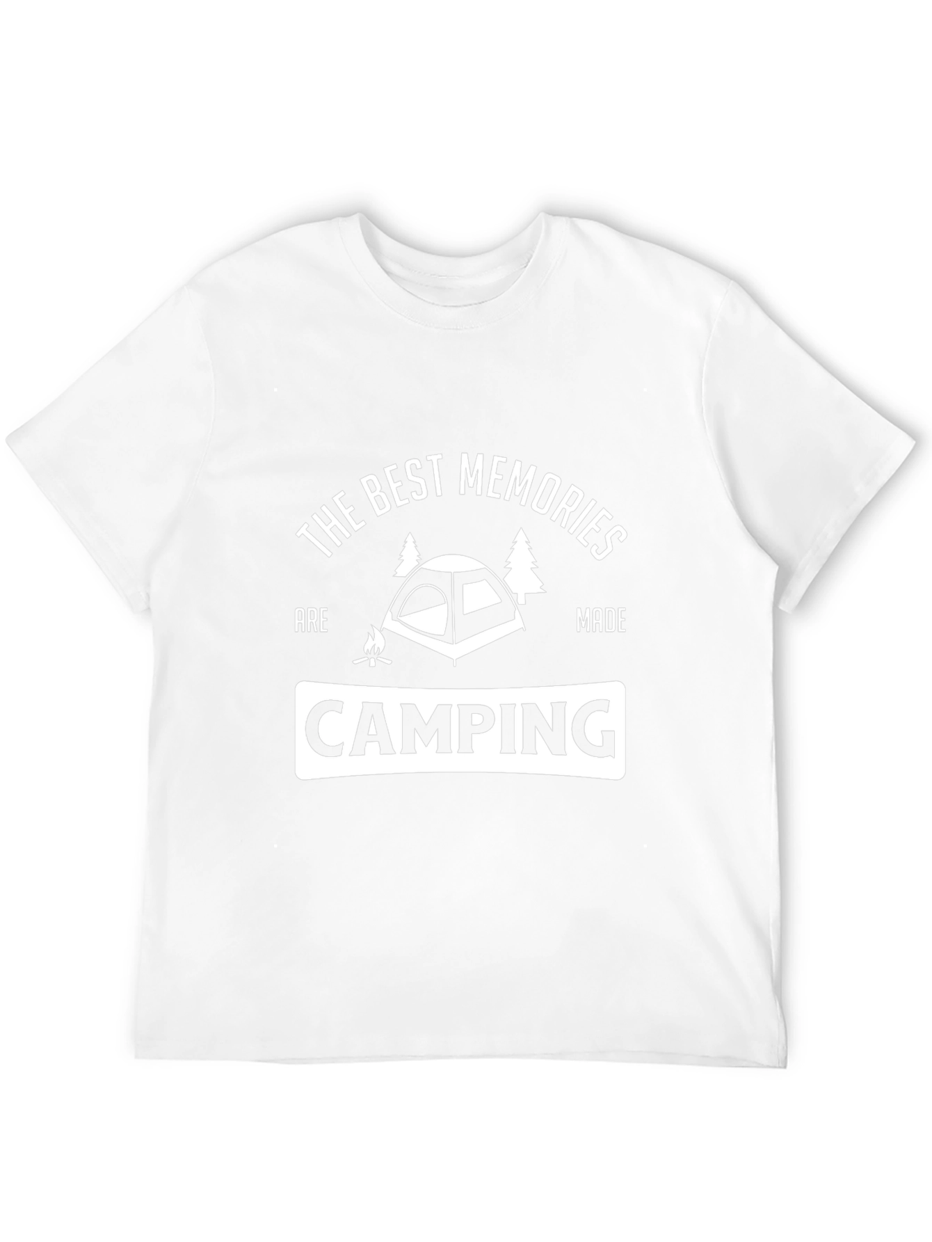 Camiseta Negra Camping: Los Mejores Recuerdos