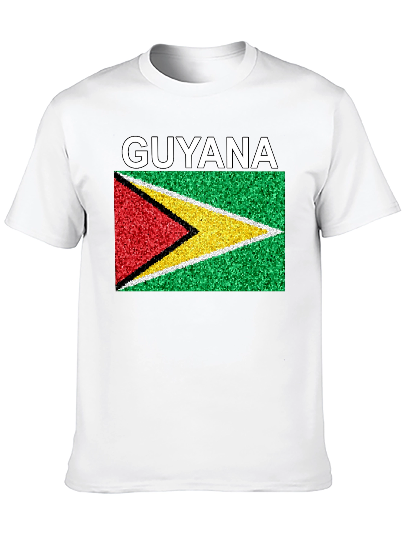 Camiseta Guyana Bandera País Orgullo Moda
