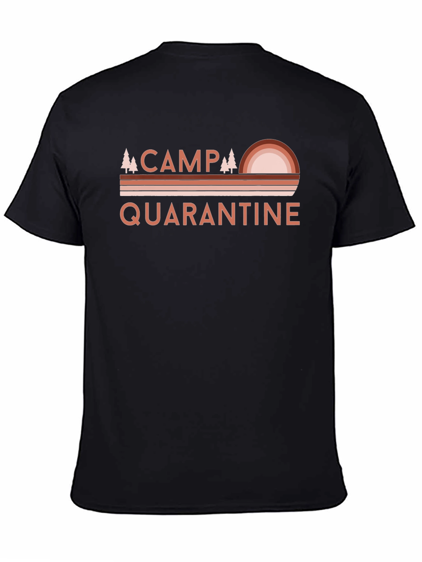 Camiseta Negra Camp Quarantine Unisex