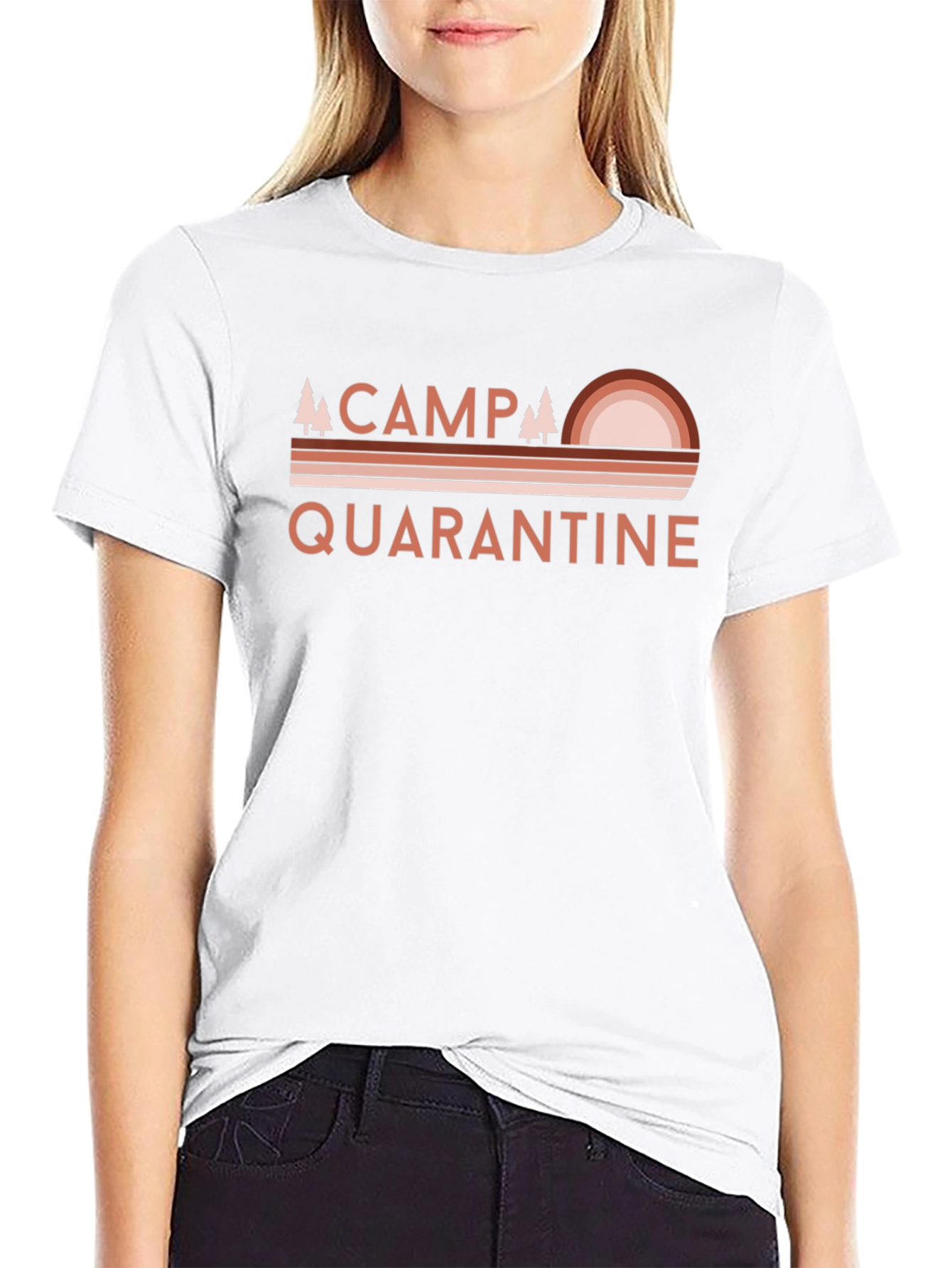 Camiseta Negra Camp Quarantine Unisex