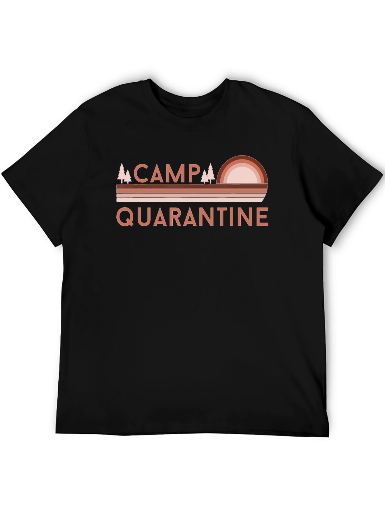 Camiseta Negra Camp Quarantine Unisex