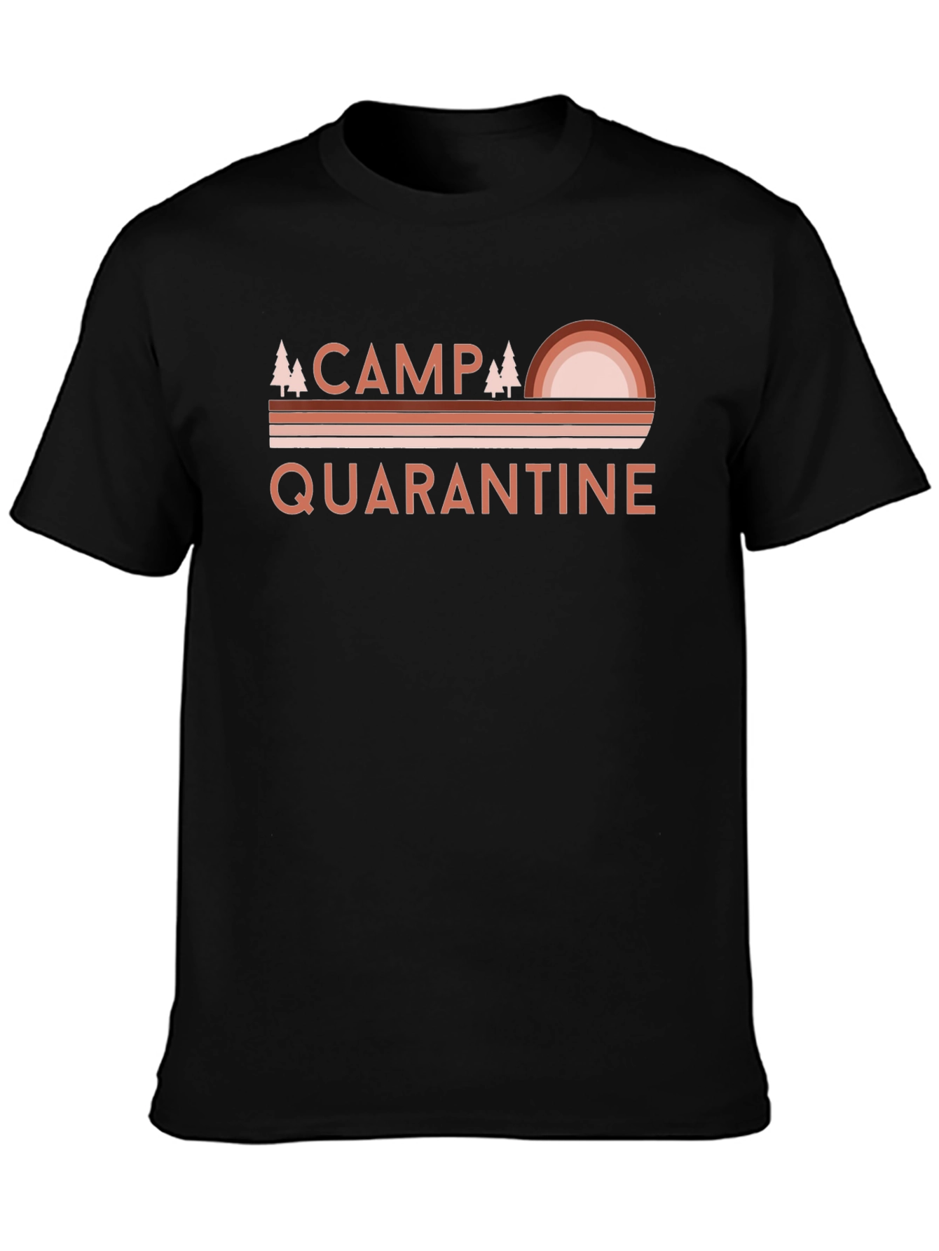 Camiseta Negra Camp Quarantine Unisex