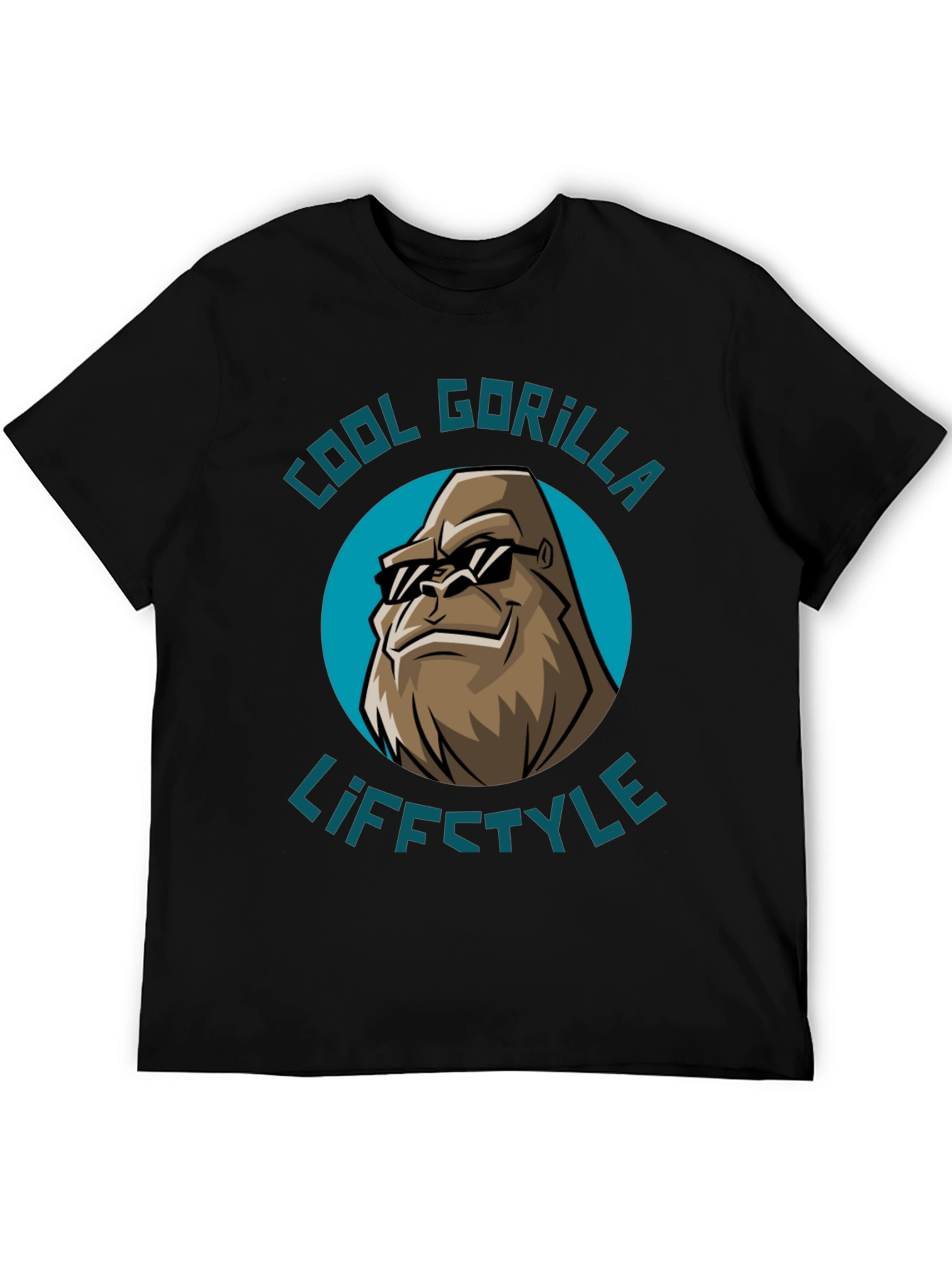Camiseta Hombre: Cool Gorilla Lifestyle - Estilo Único