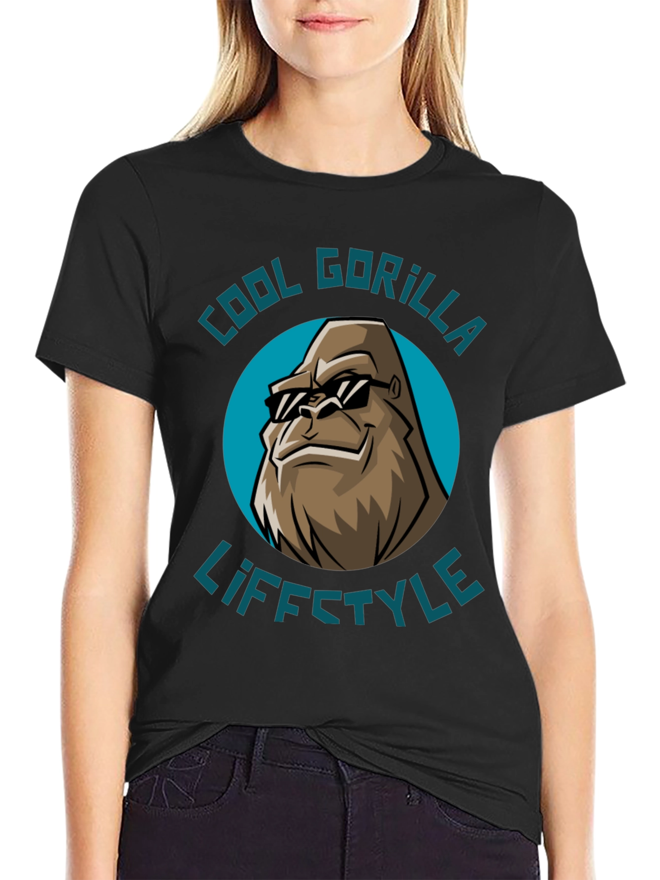 Camiseta Hombre: Cool Gorilla Lifestyle - Estilo Único