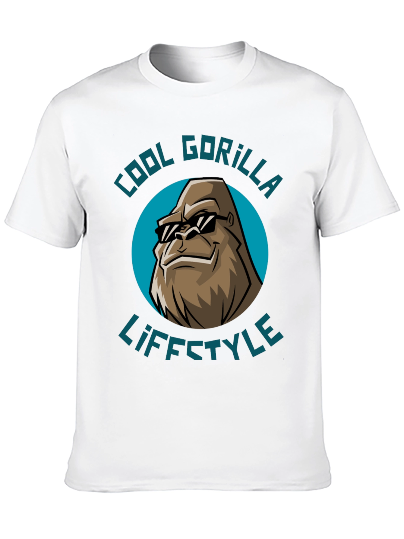 Camiseta Hombre: Cool Gorilla Lifestyle - Estilo Único