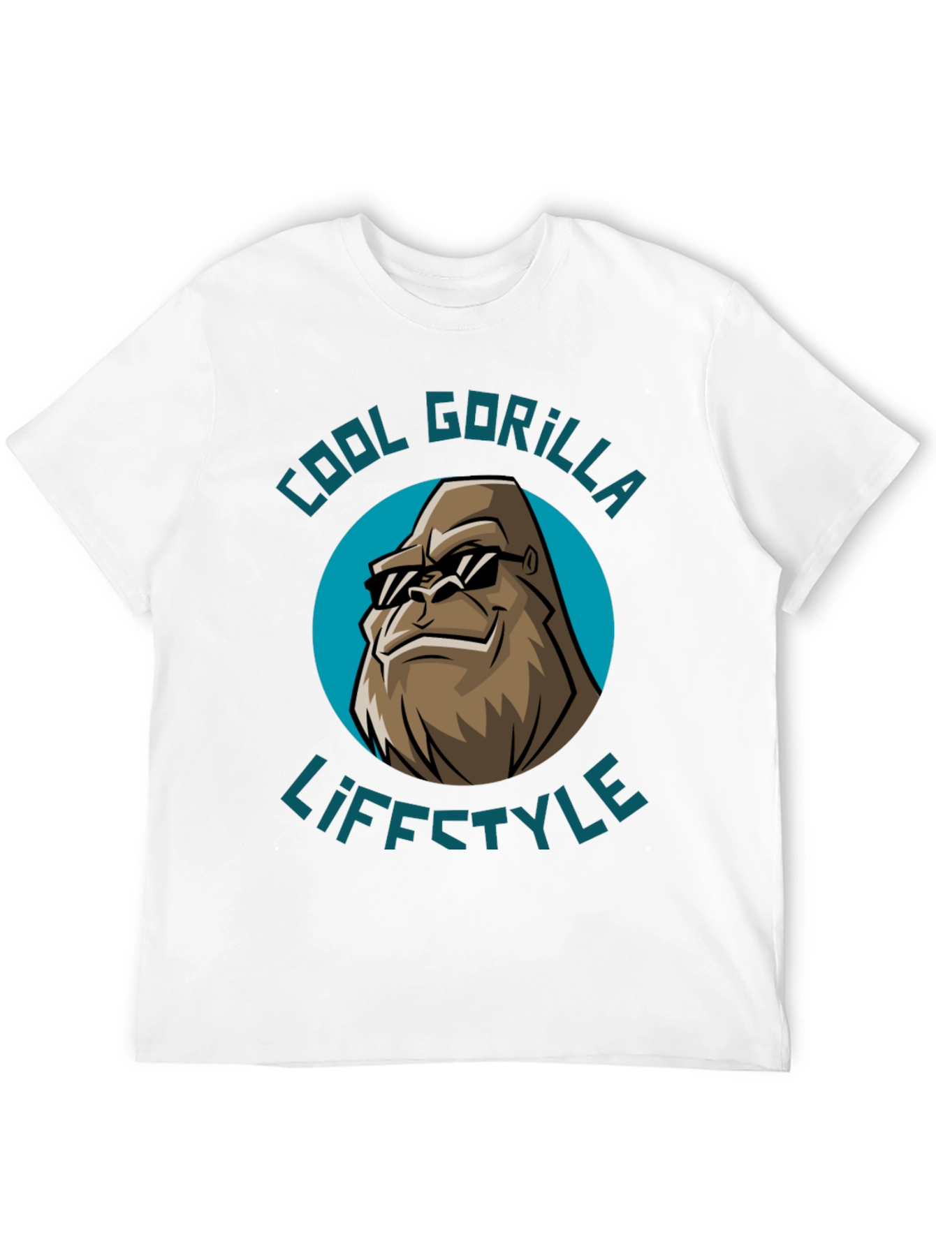Camiseta Hombre: Cool Gorilla Lifestyle - Estilo Único