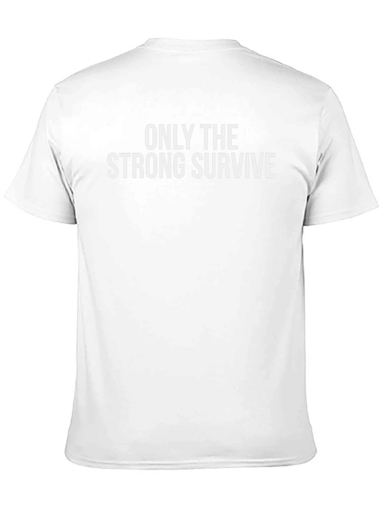 Camiseta Negra: Solo los Fuertes Sobreviven