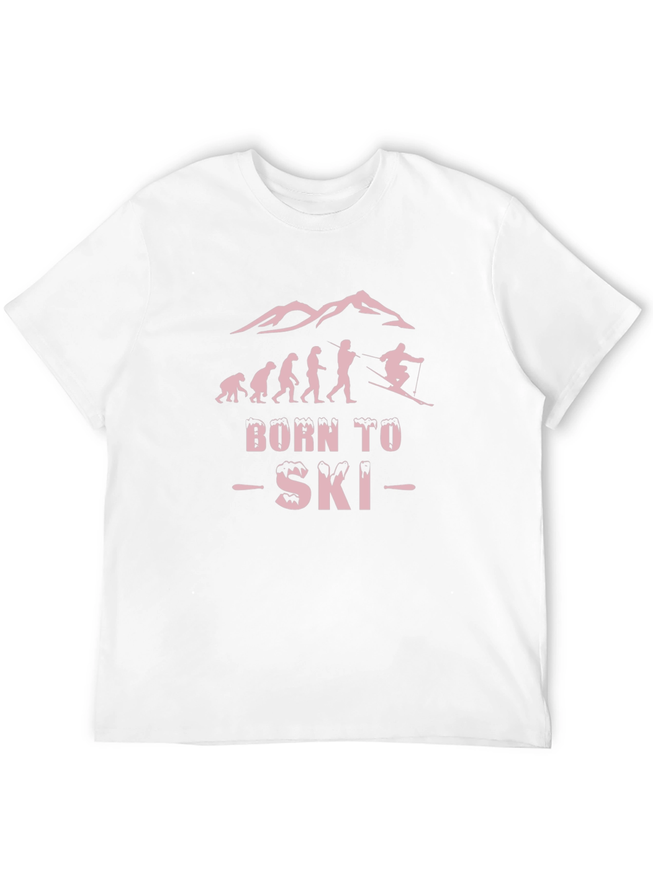 Camiseta Negra Born to Ski