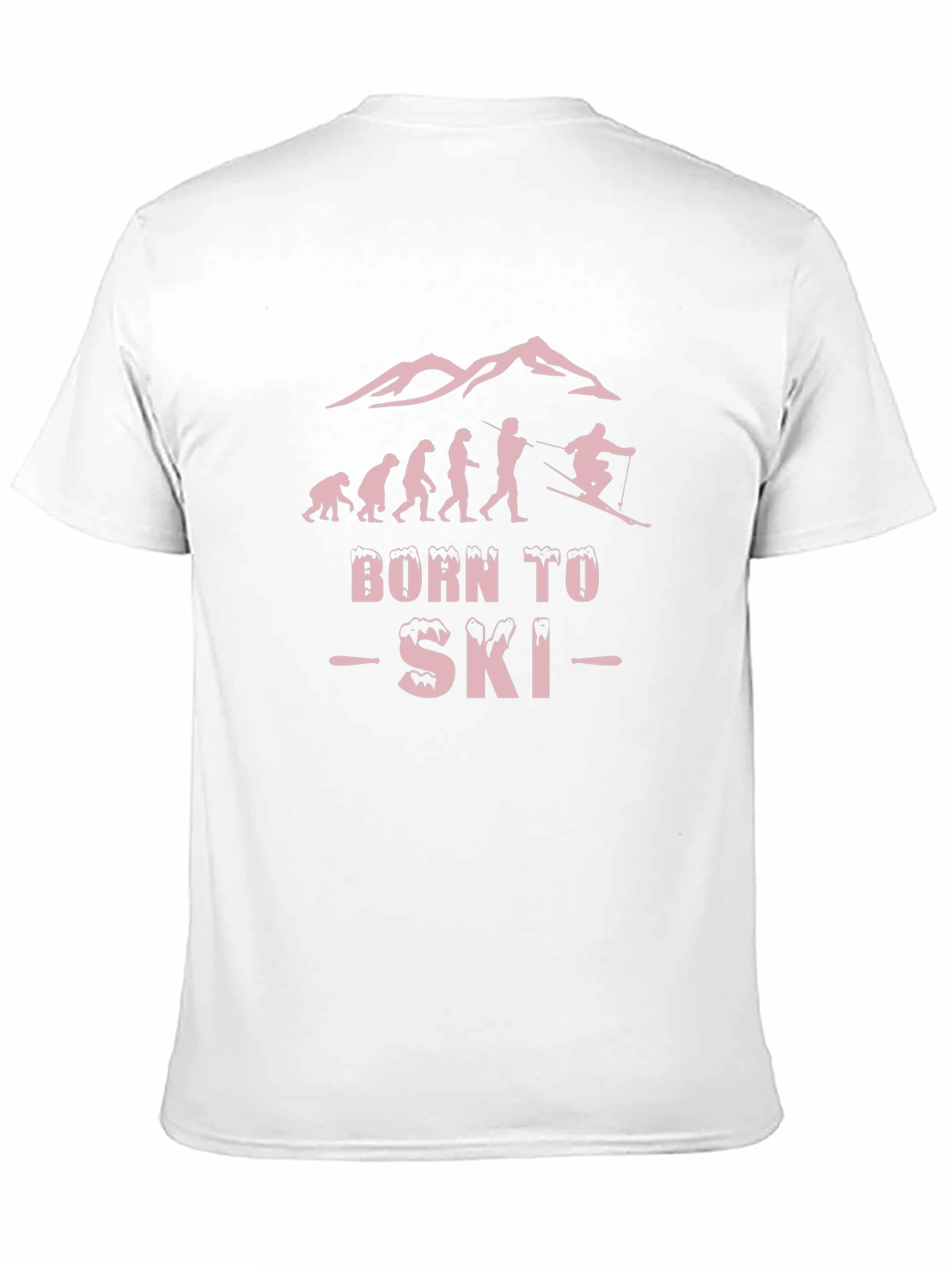 Camiseta Negra Born to Ski