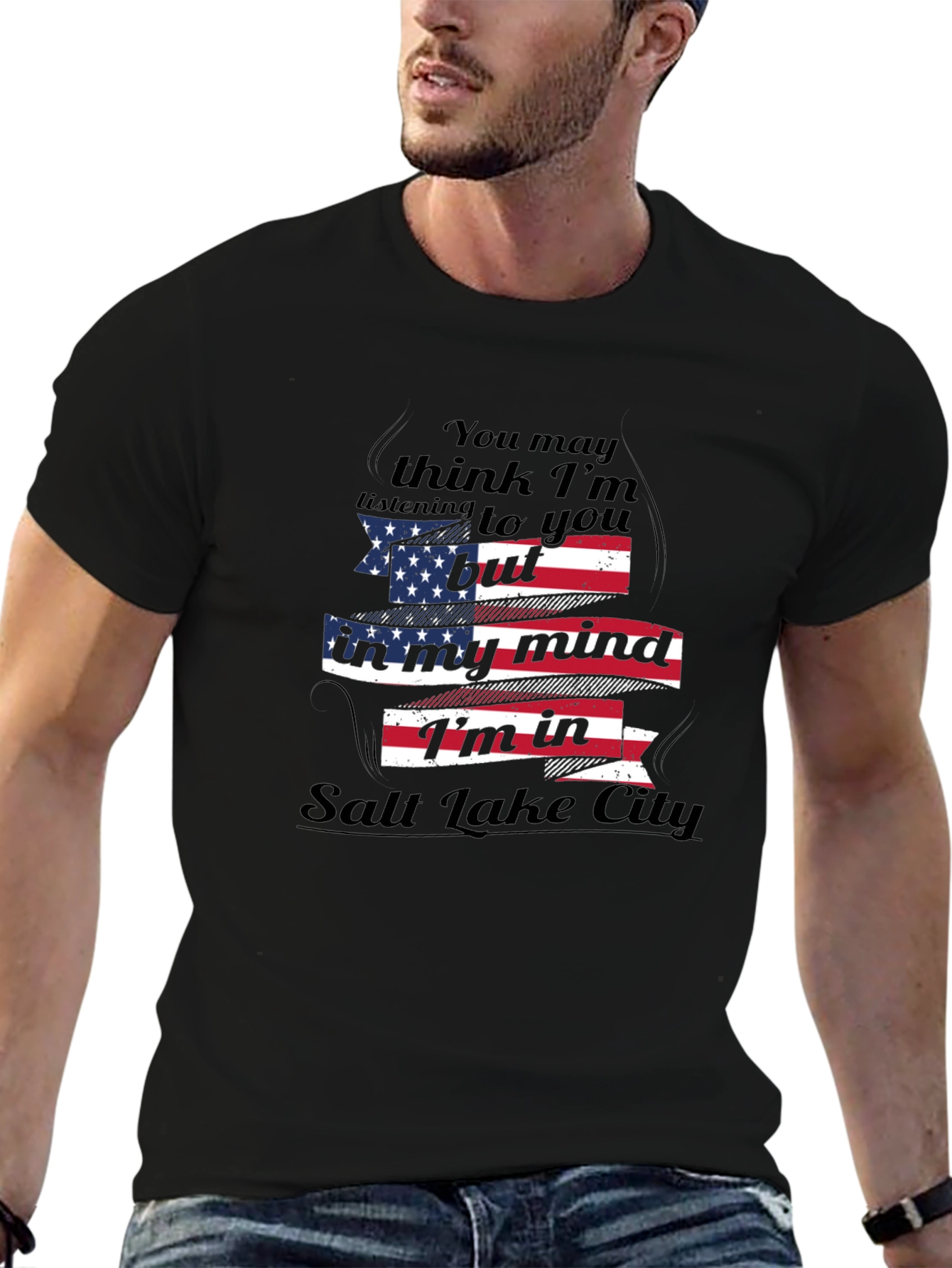 Camiseta Hombre - Salt Lake City USA