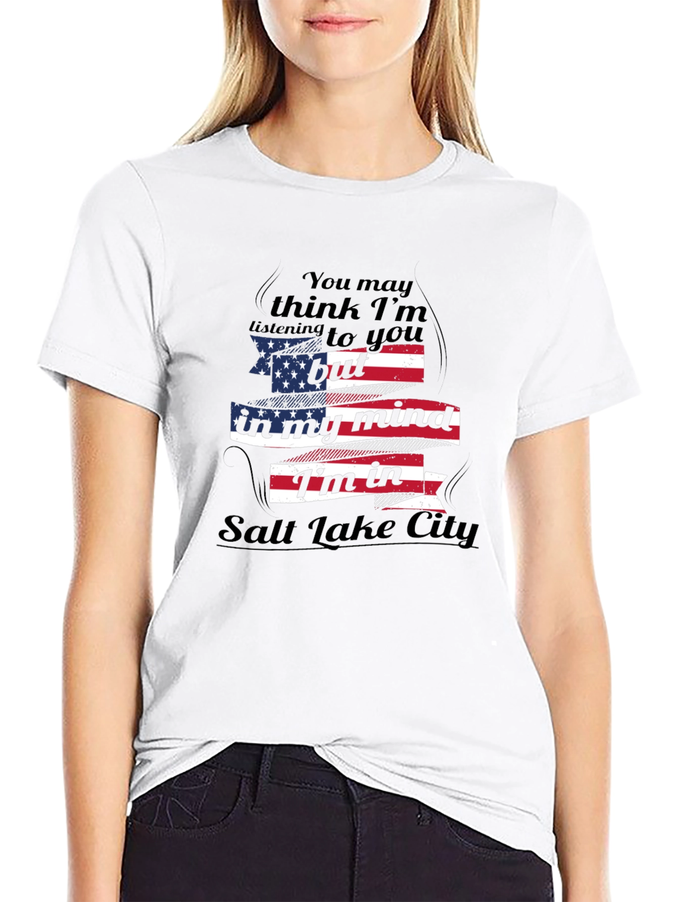 Camiseta Hombre - Salt Lake City USA