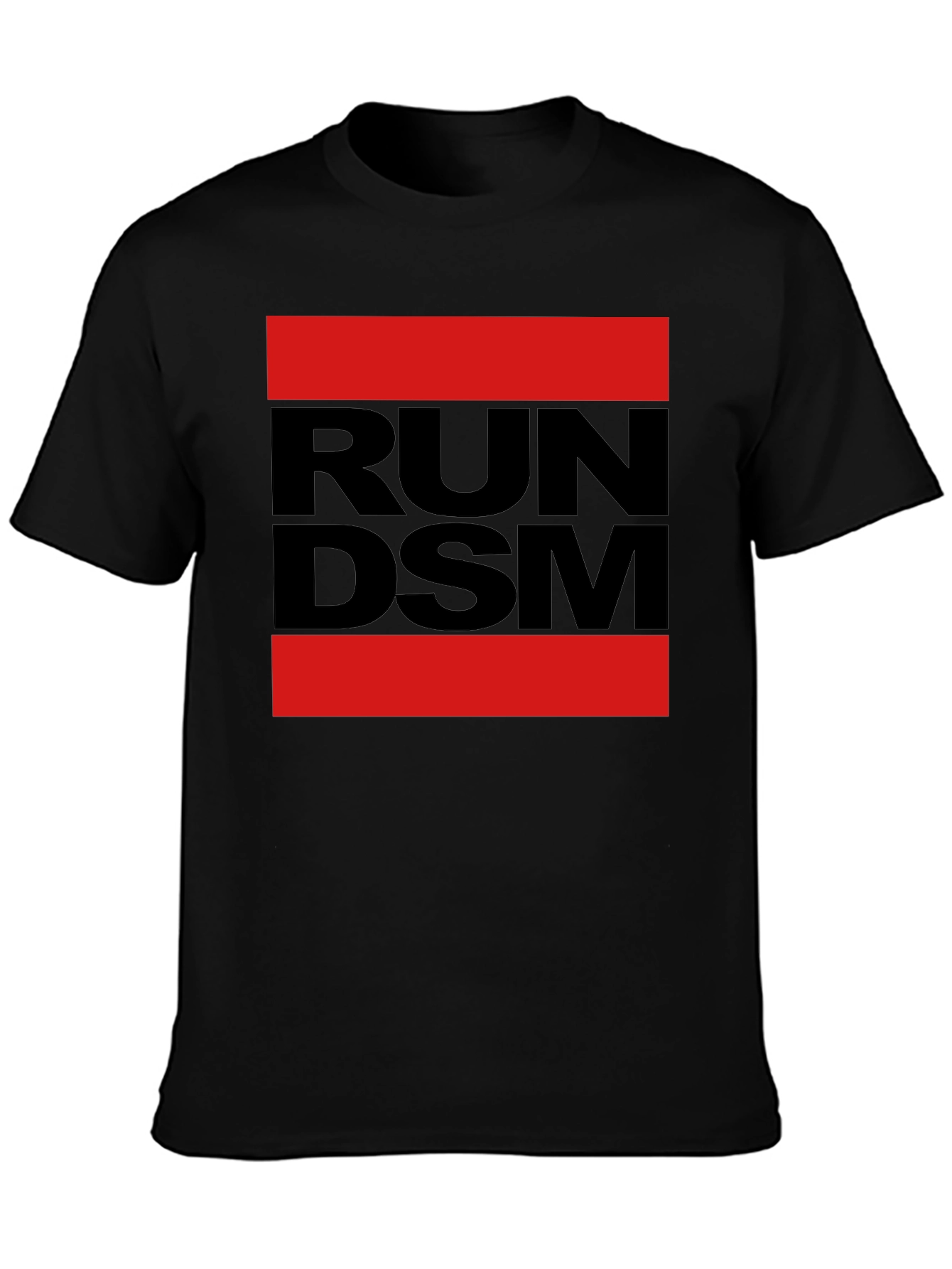 Camiseta RUN DSM Negra y Roja para Hombre