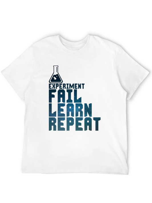 Camiseta Negra: Experimenta Falla Aprende Repite