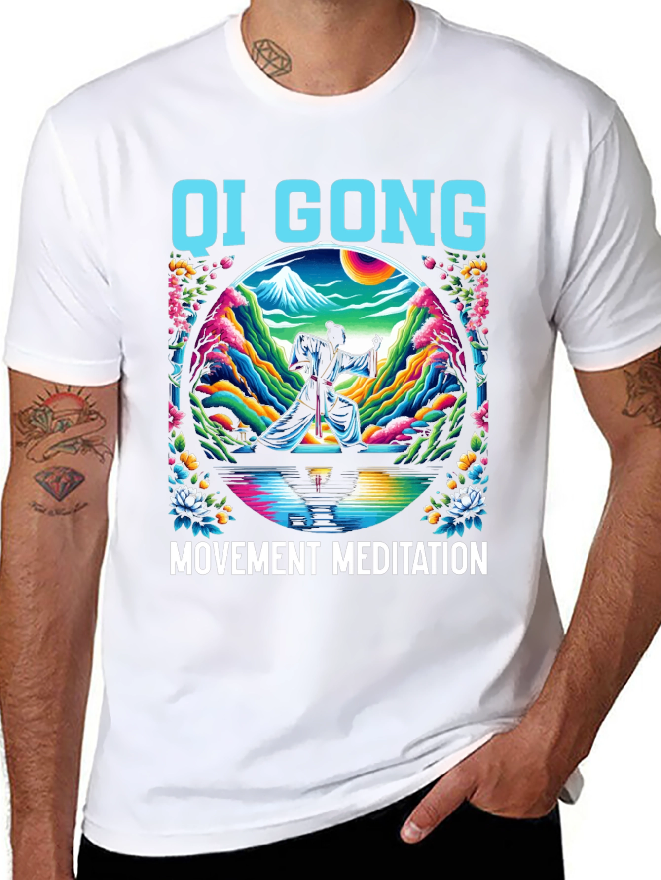 Camiseta Qi Gong Meditación Movimiento