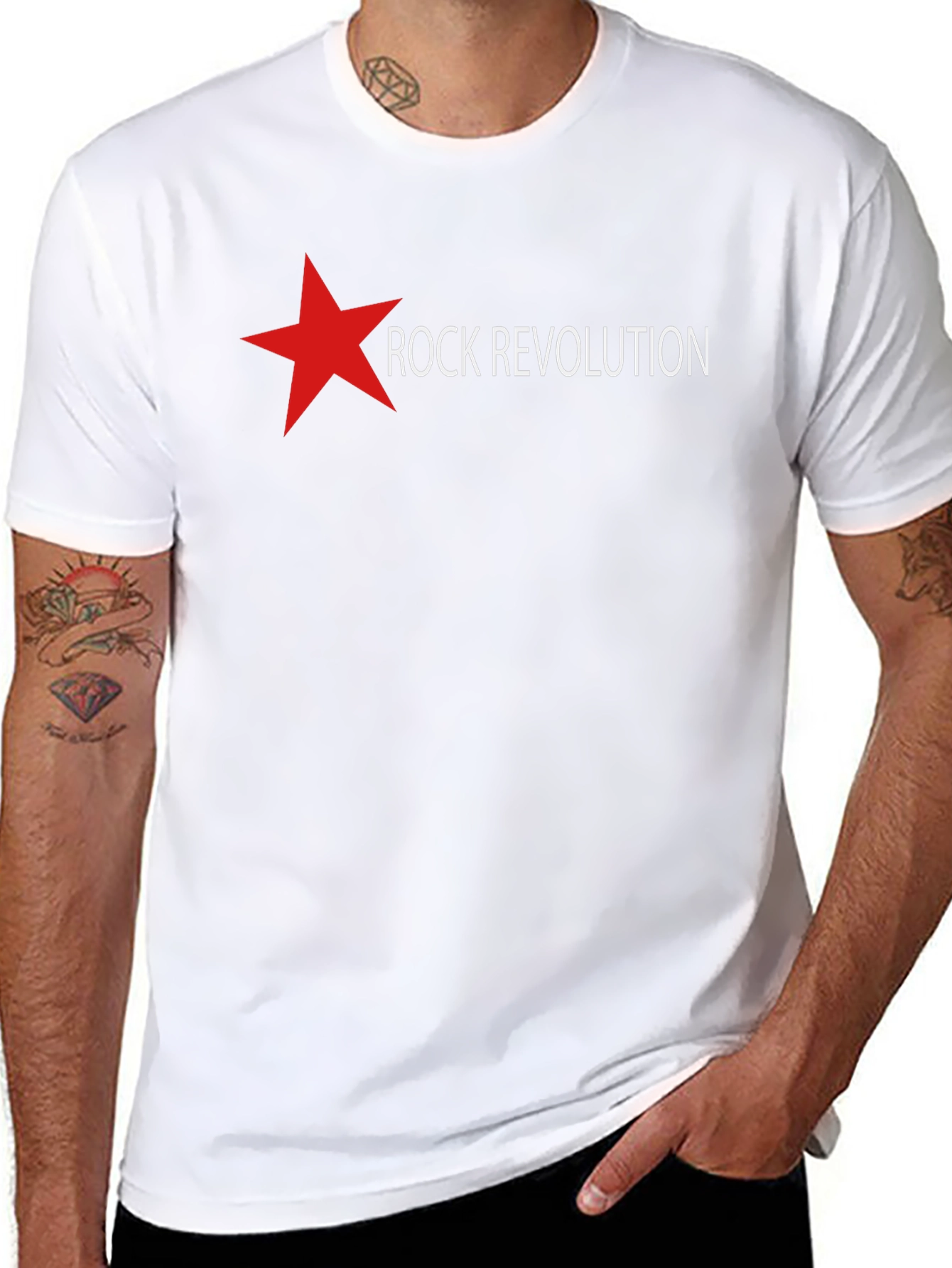 Camiseta Negra Rock Revolution