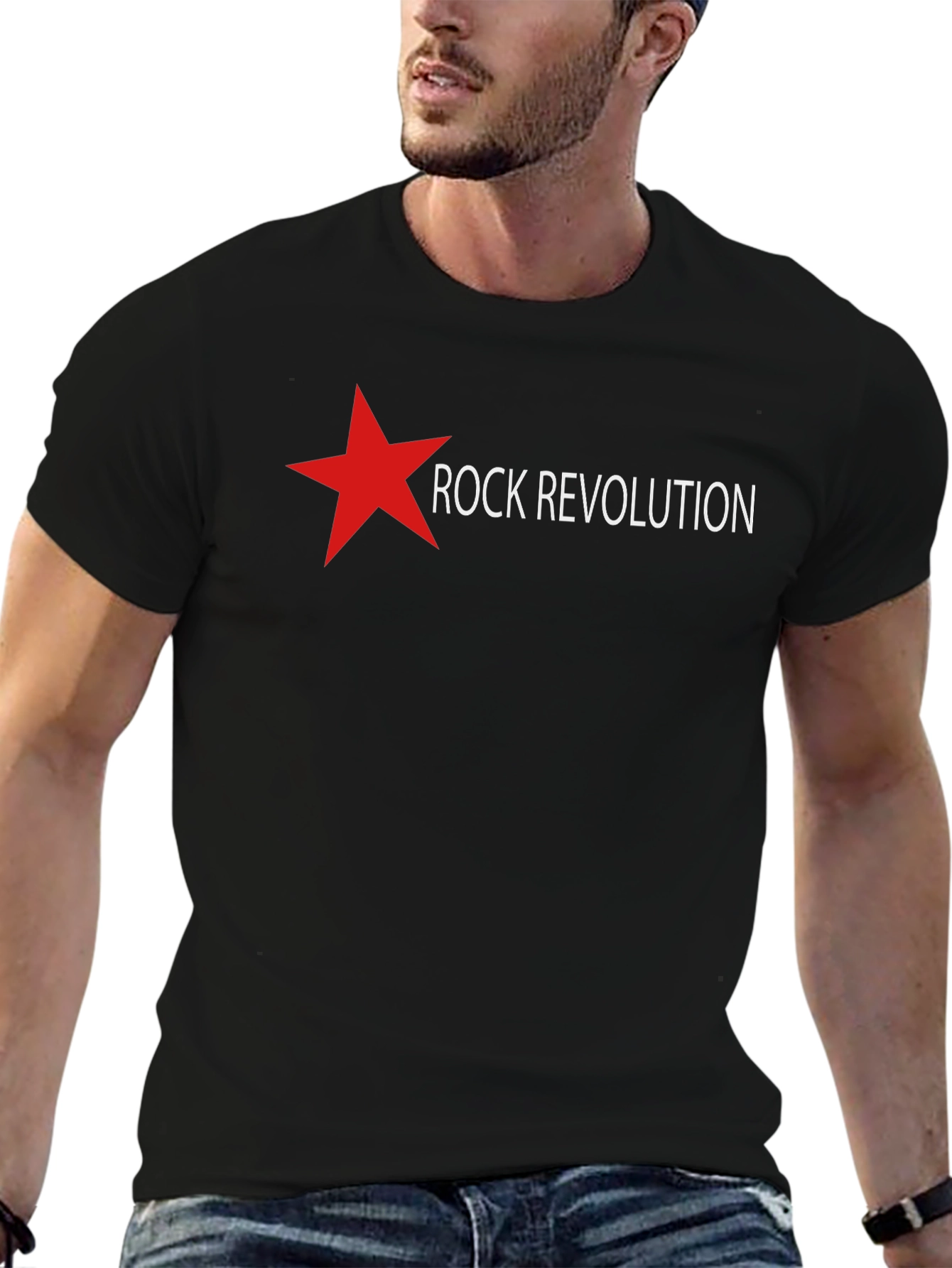 Camiseta Negra Rock Revolution