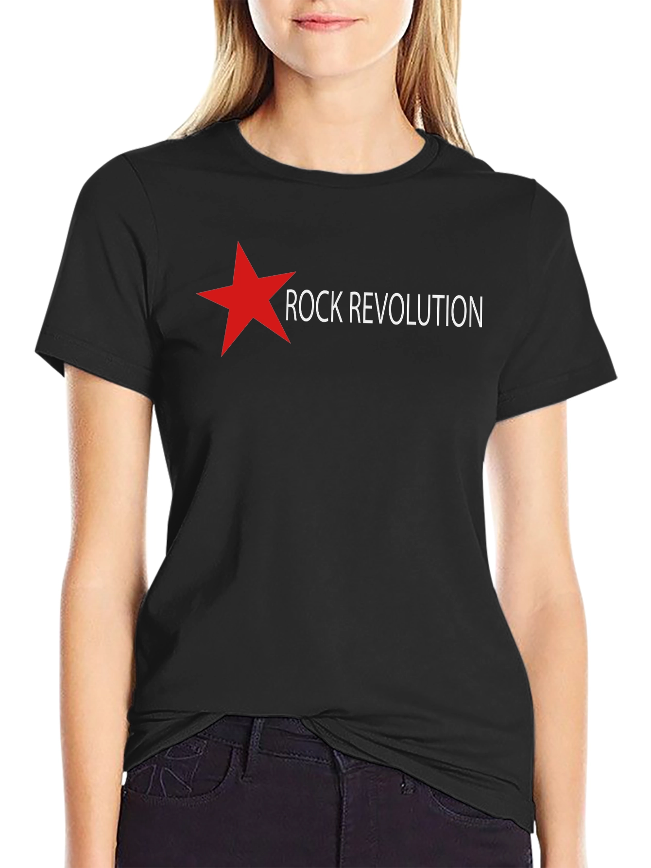 Camiseta Negra Rock Revolution