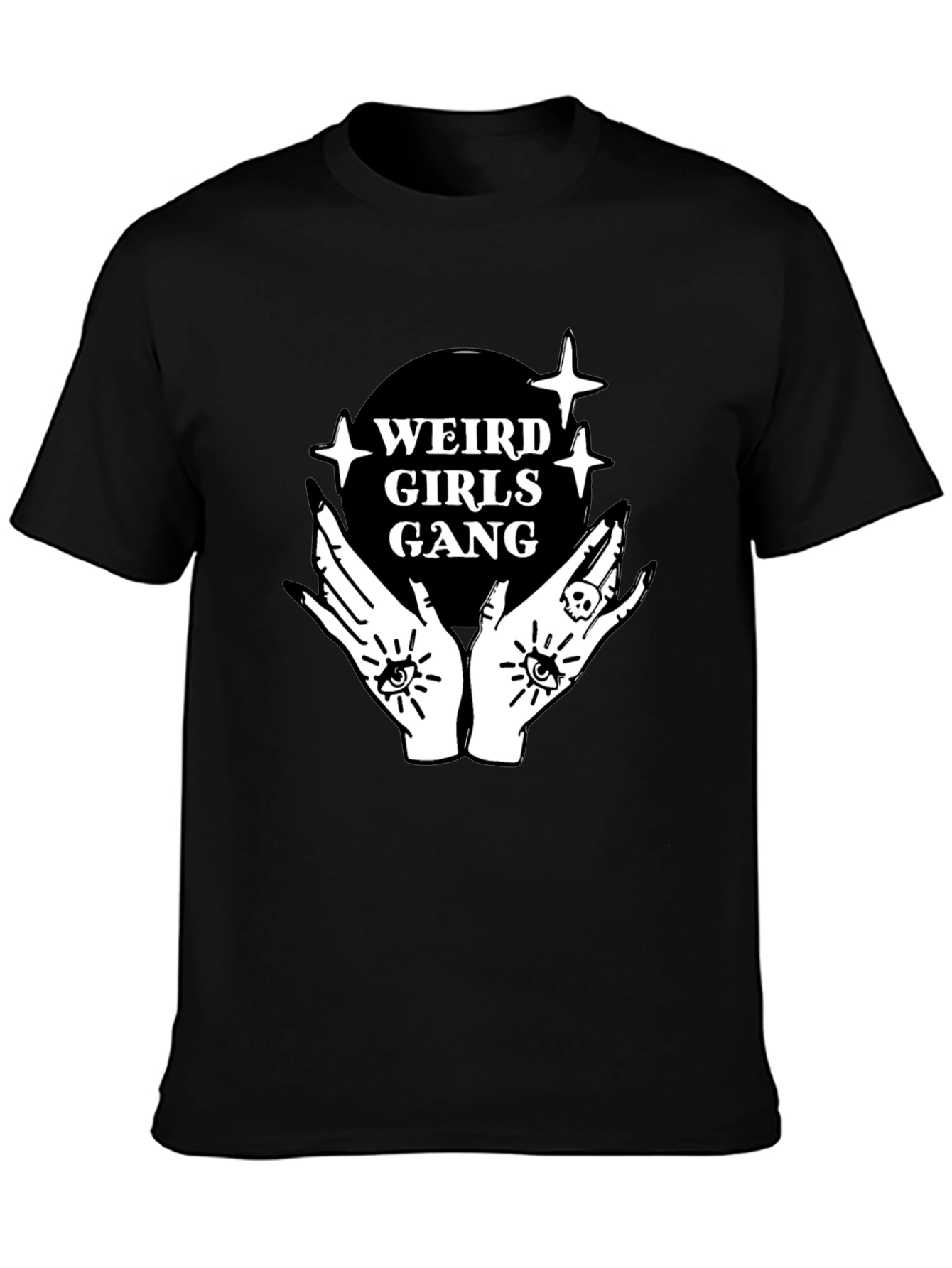 Camiseta Negra Weird Girls Gang