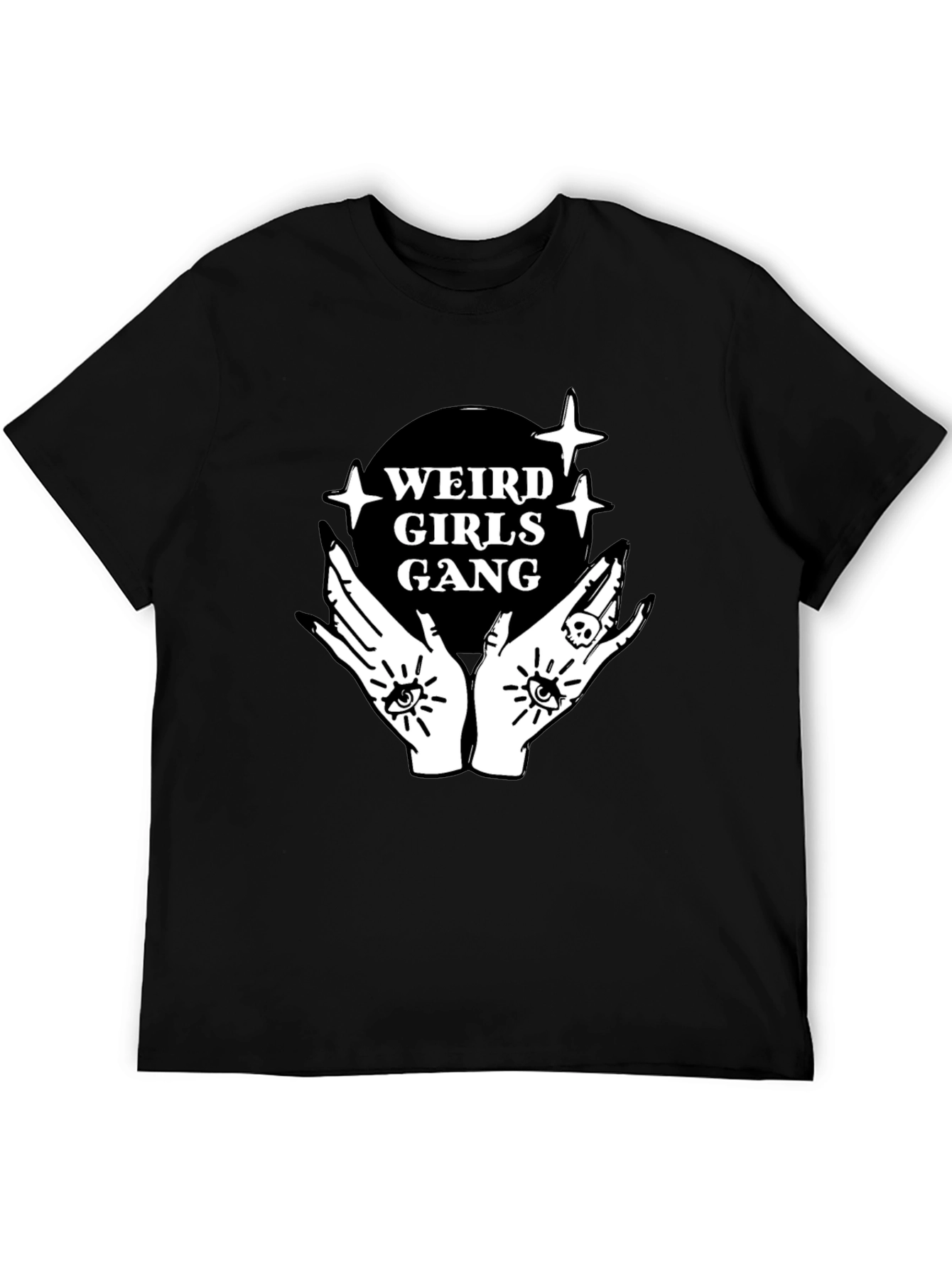 Camiseta Negra Weird Girls Gang