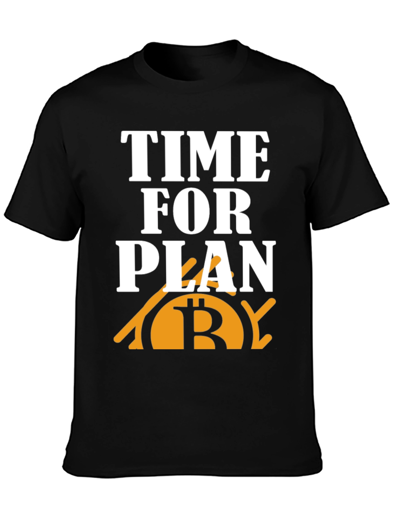Camiseta Hombre Bitcoin Plan B - Criptomoneda